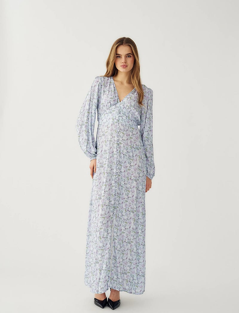 Noella - Lilith Maxi Dress - sommerkleider - cinthia blue print - 0