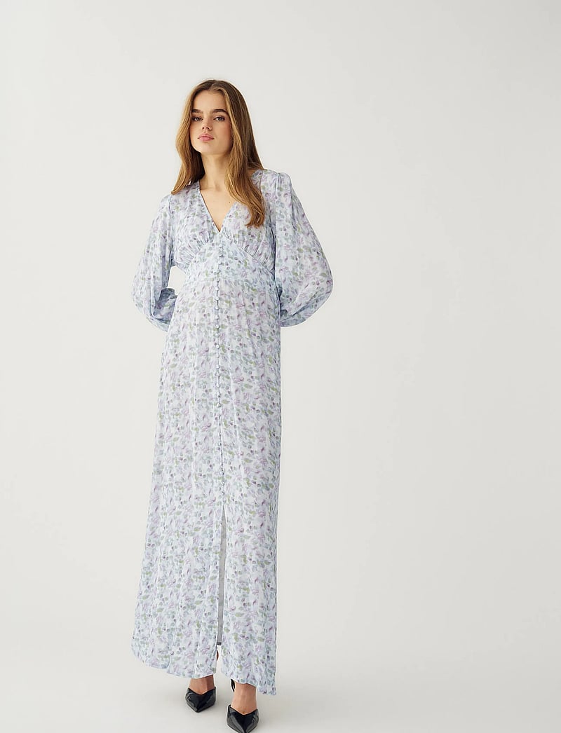 Noella - Lilith Maxi Dress - sommerkleider - cinthia blue print - 3