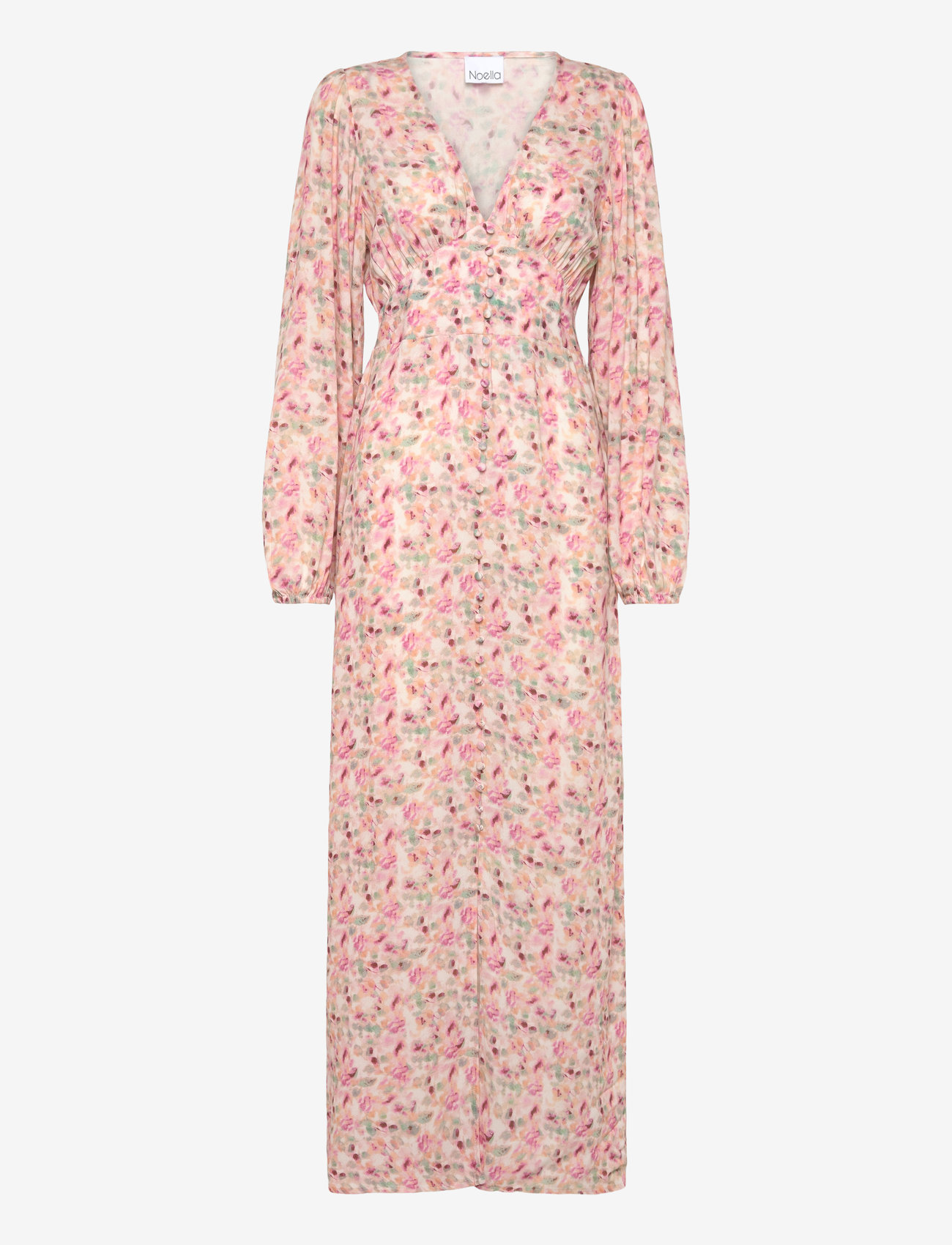 Noella - Lilith Maxi Dress - sumarkjólar - cinthia pink print - 1