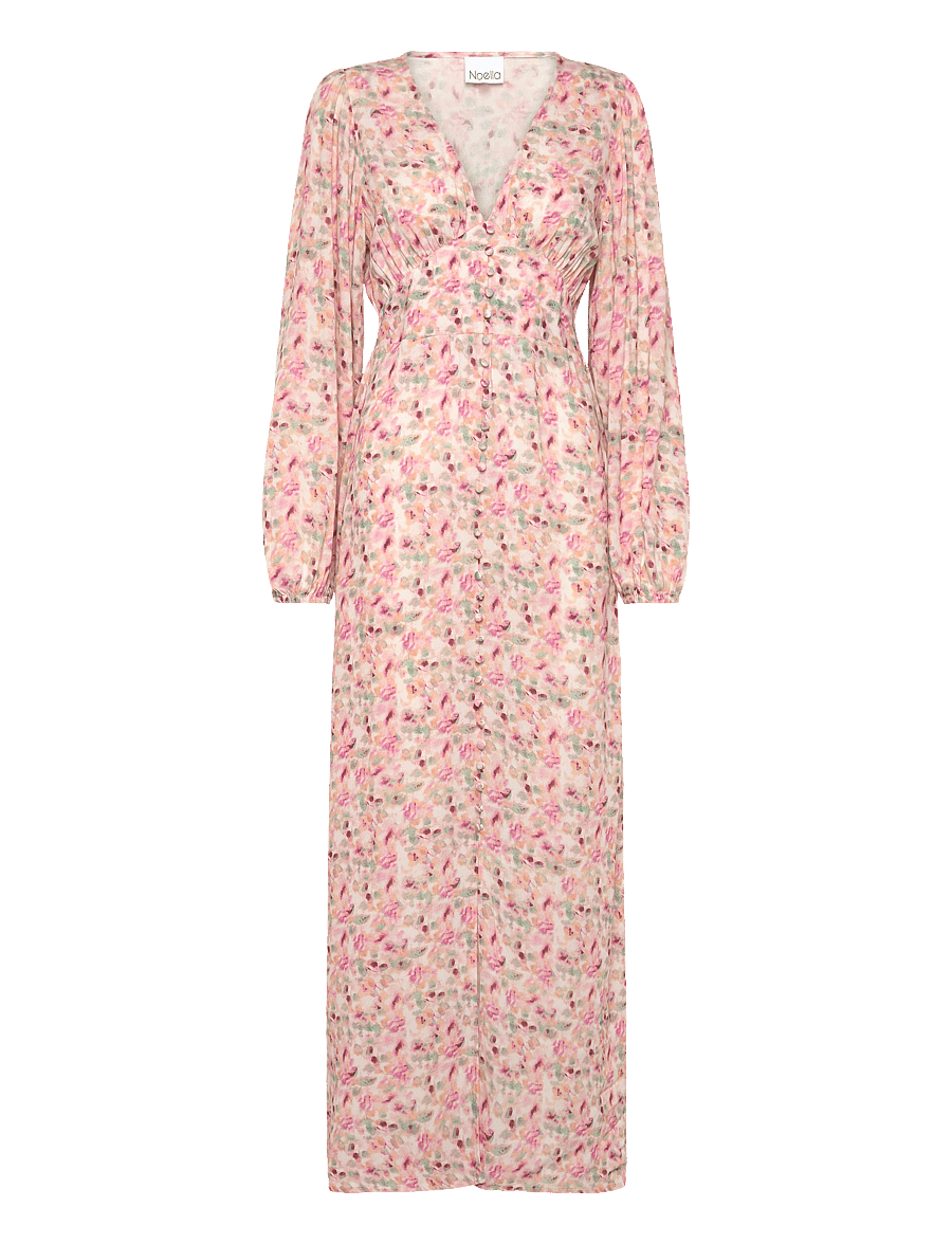 Noella - Lilith Maxi Dress - sommerkleider - cinthia pink print - 1
