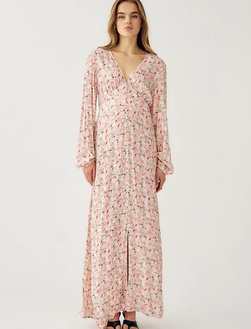 Noella - Lilith Maxi Dress - sommerkleider - cinthia pink print - 3