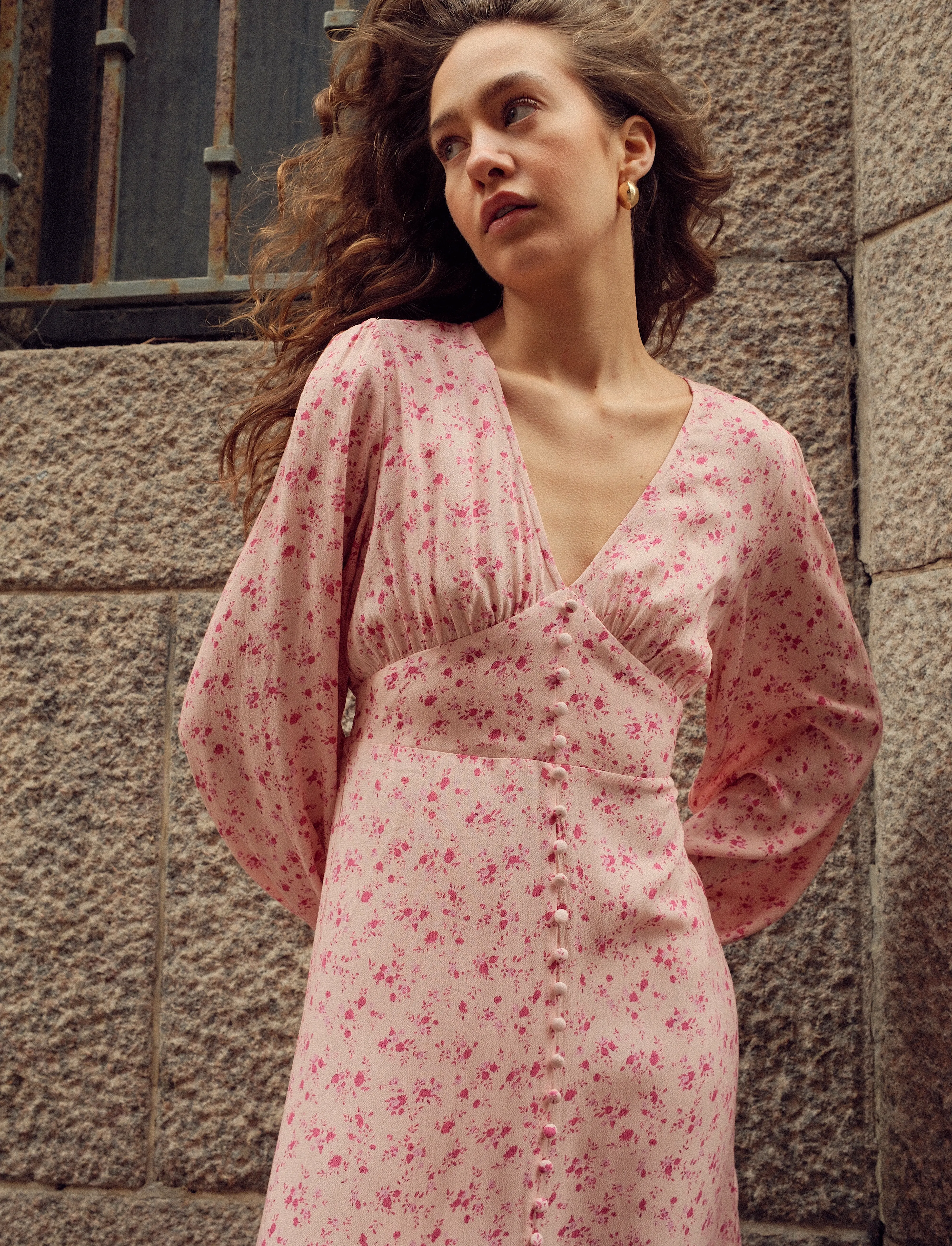 Noella - Lilith Maxi Dress - maxikleider - cheryl pink print - 4