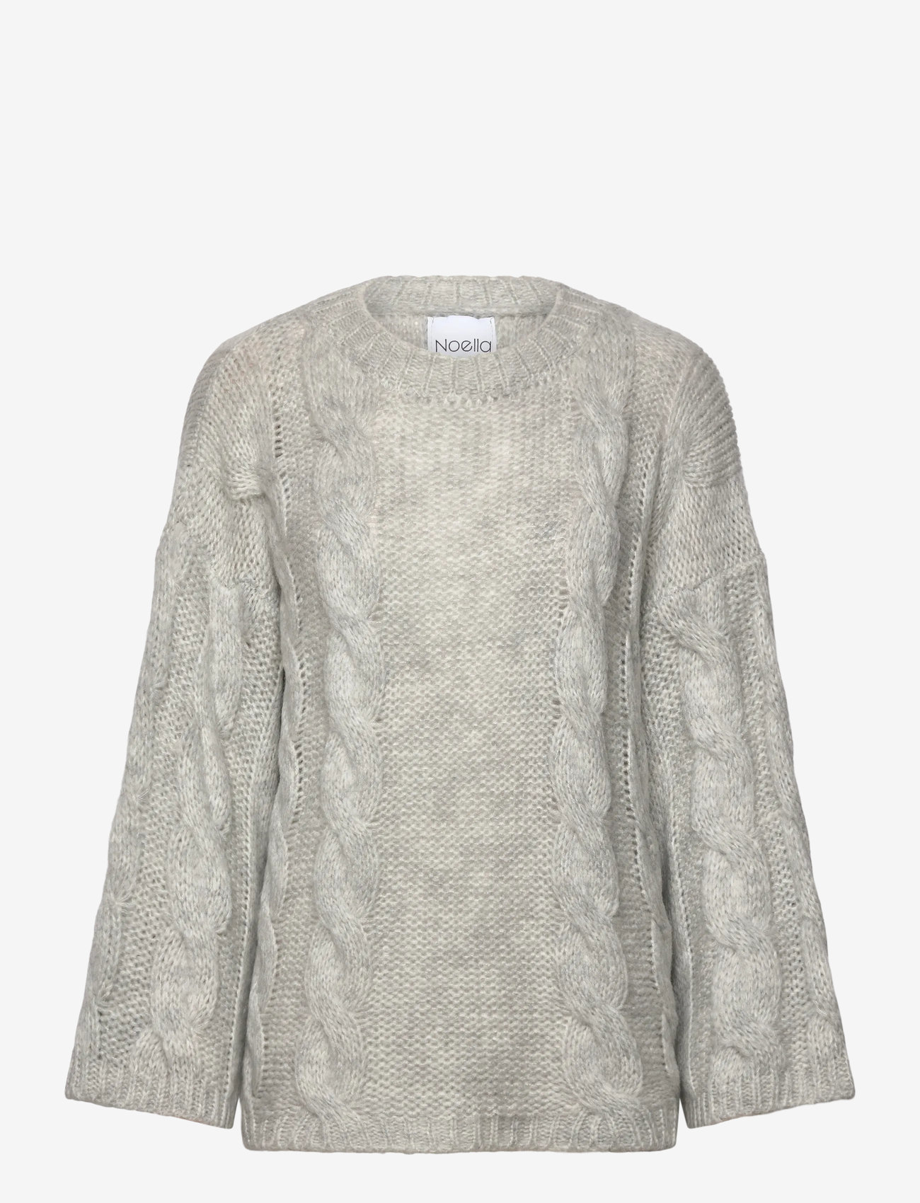 Noella - Lyza Knit - sviitrid - light grey melange - 1
