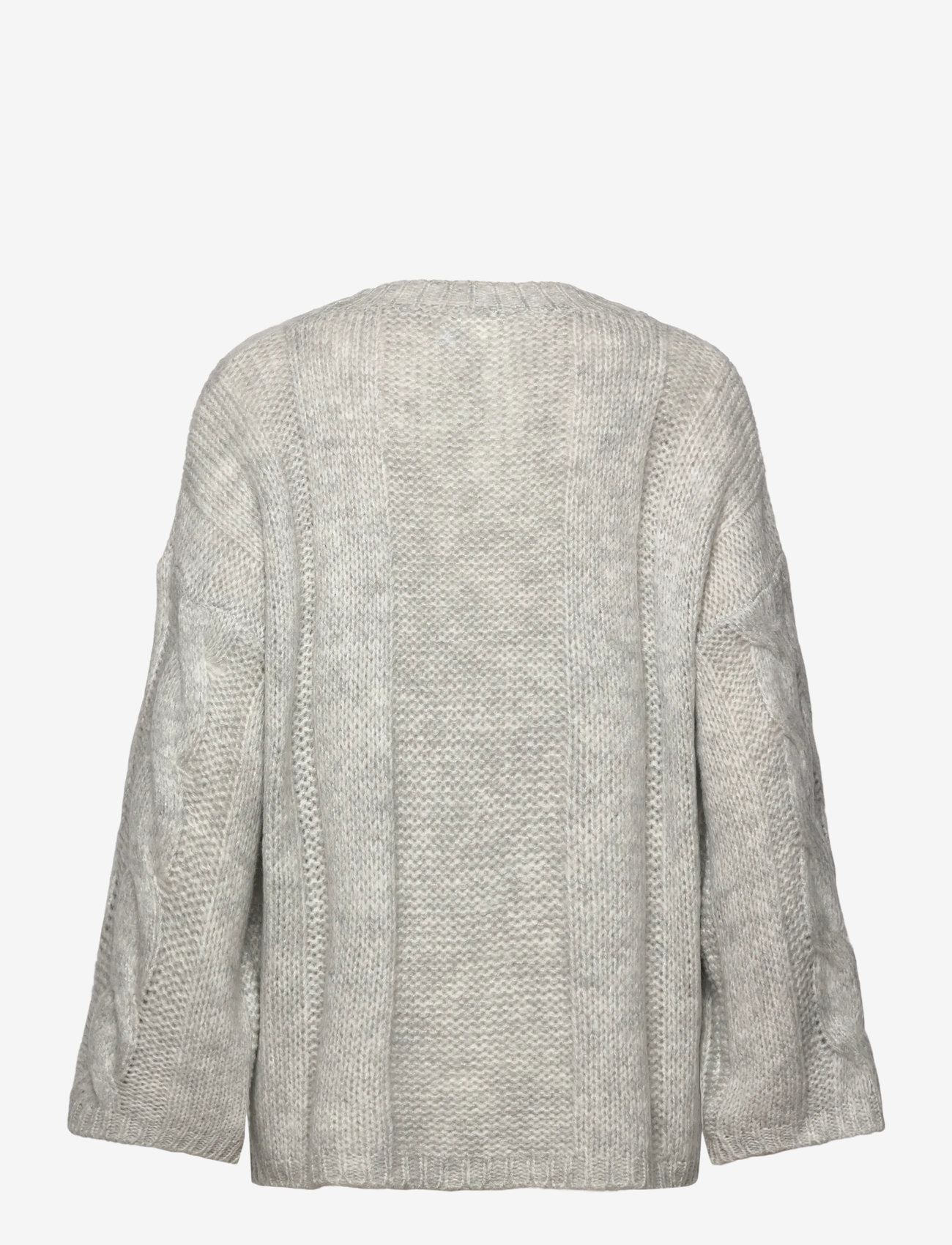 Noella - Lyza Knit - sviitrid - light grey melange - 2