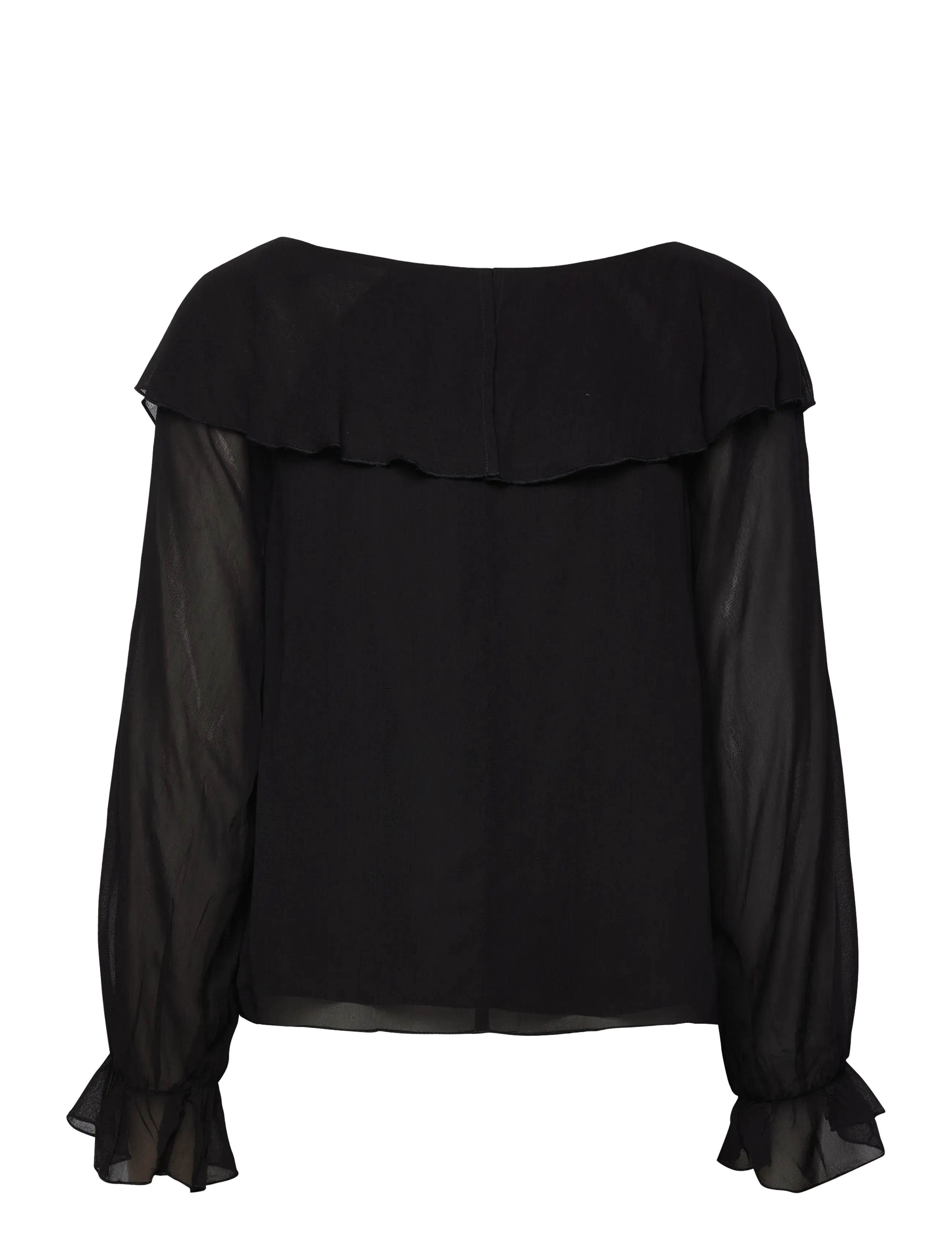 Noella - Leiana Blouse - long-sleeved blouses - black - 1