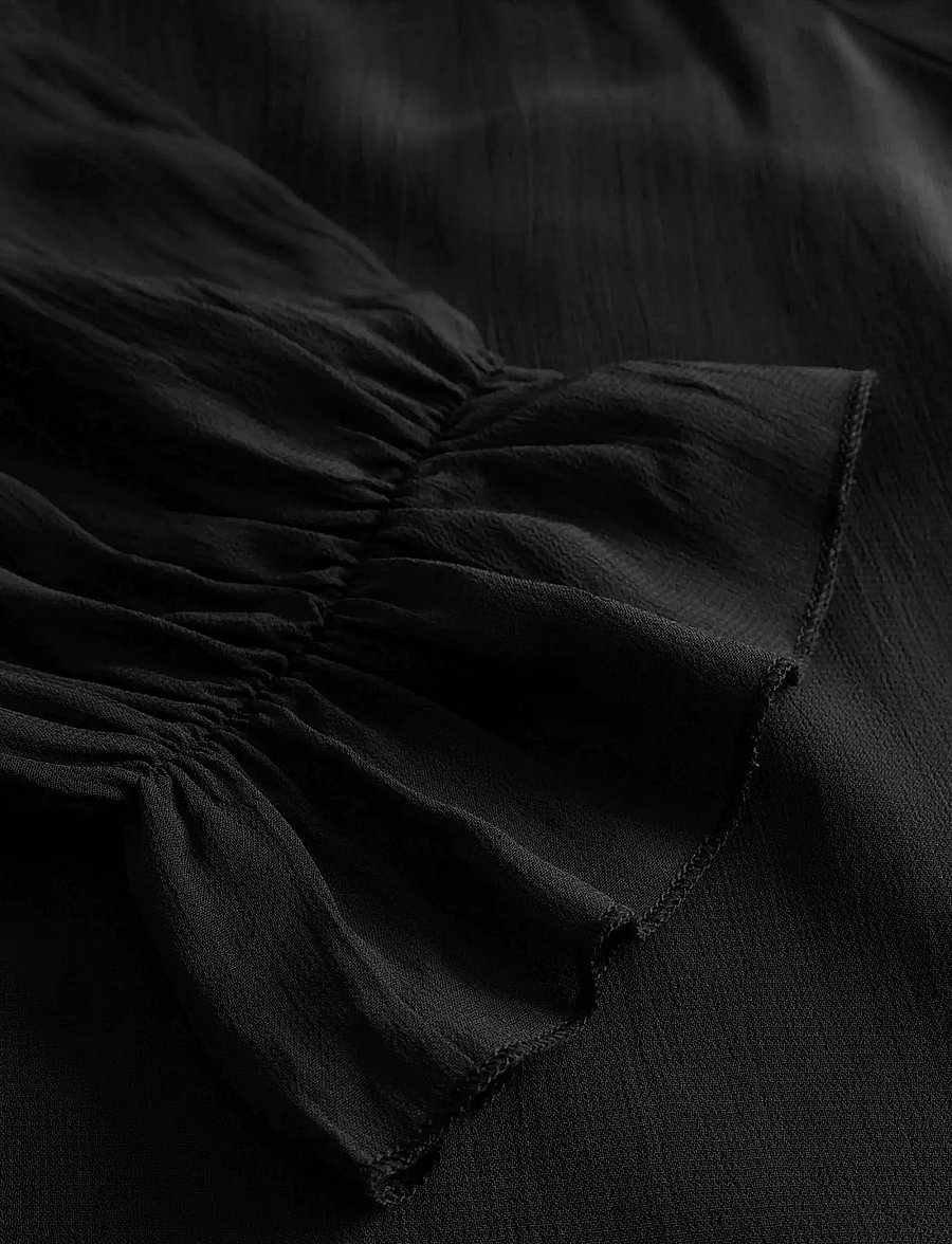 Noella - Leiana Blouse - palaidinės ilgomis rankovėmis - black - 3