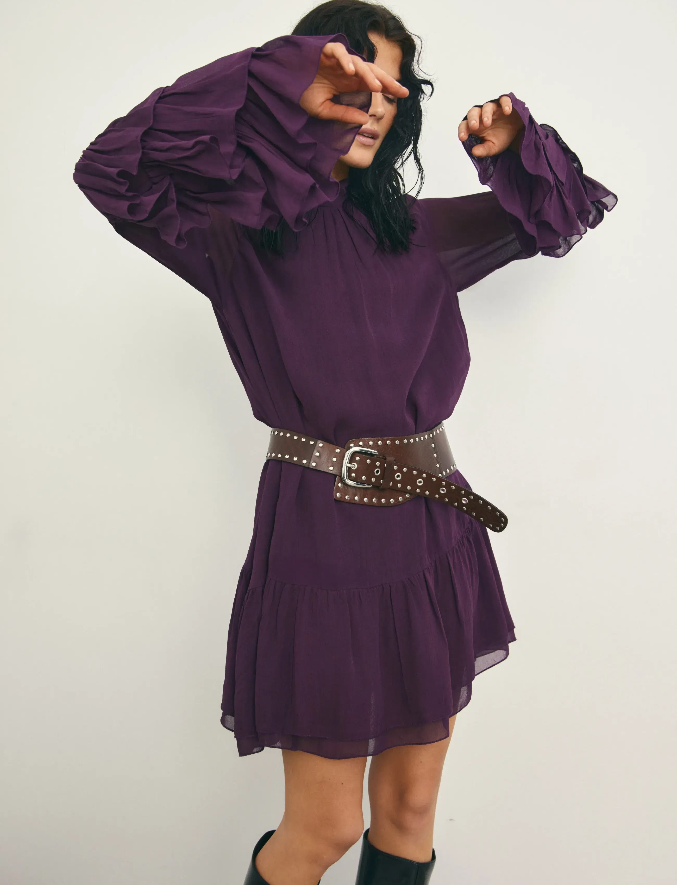 Noella Lavanna Dress - Pidulikud kleidid - WINETASTING / burgundy