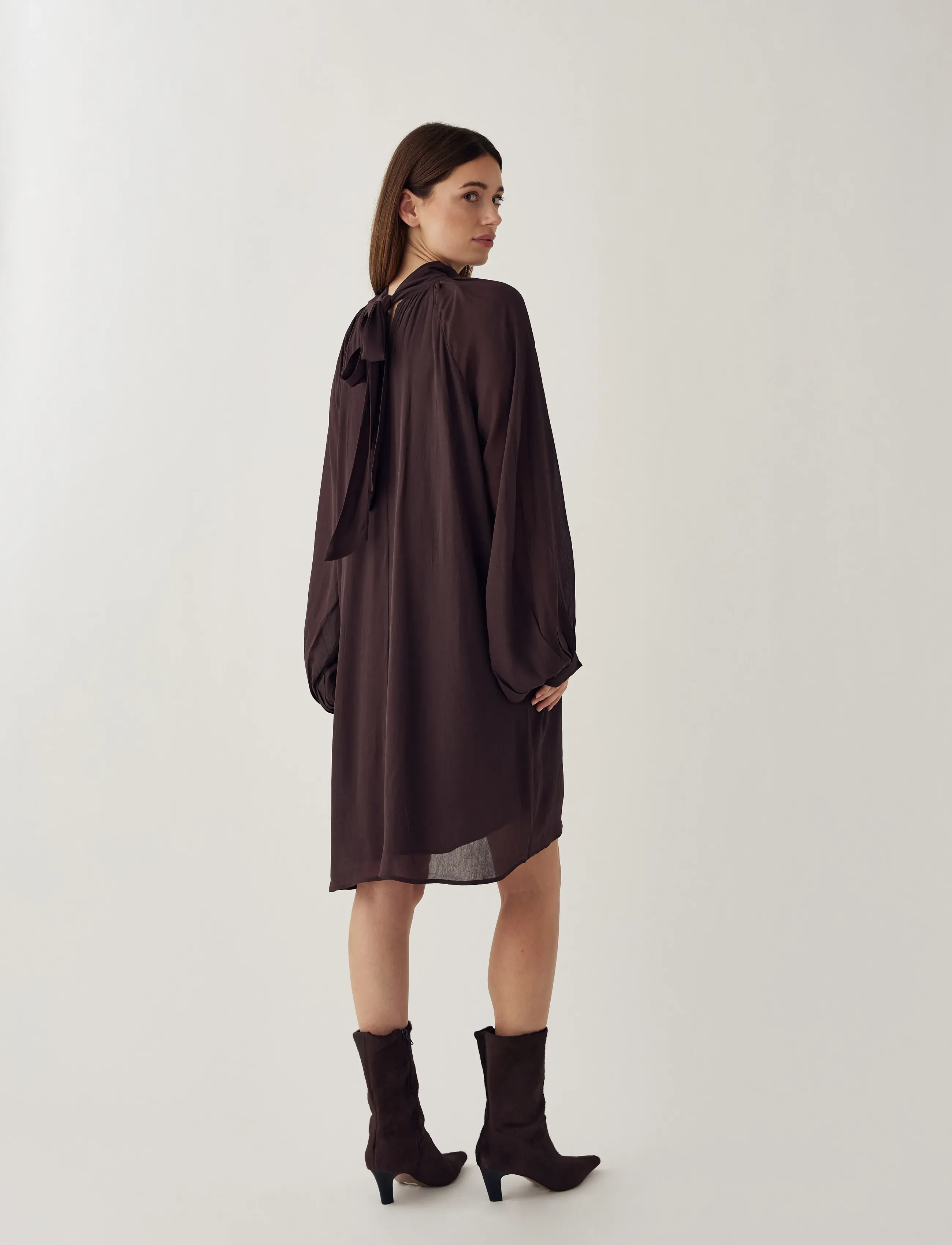 Noella - N-Lorenia Dress - sukienki letnie - chocolate - 3