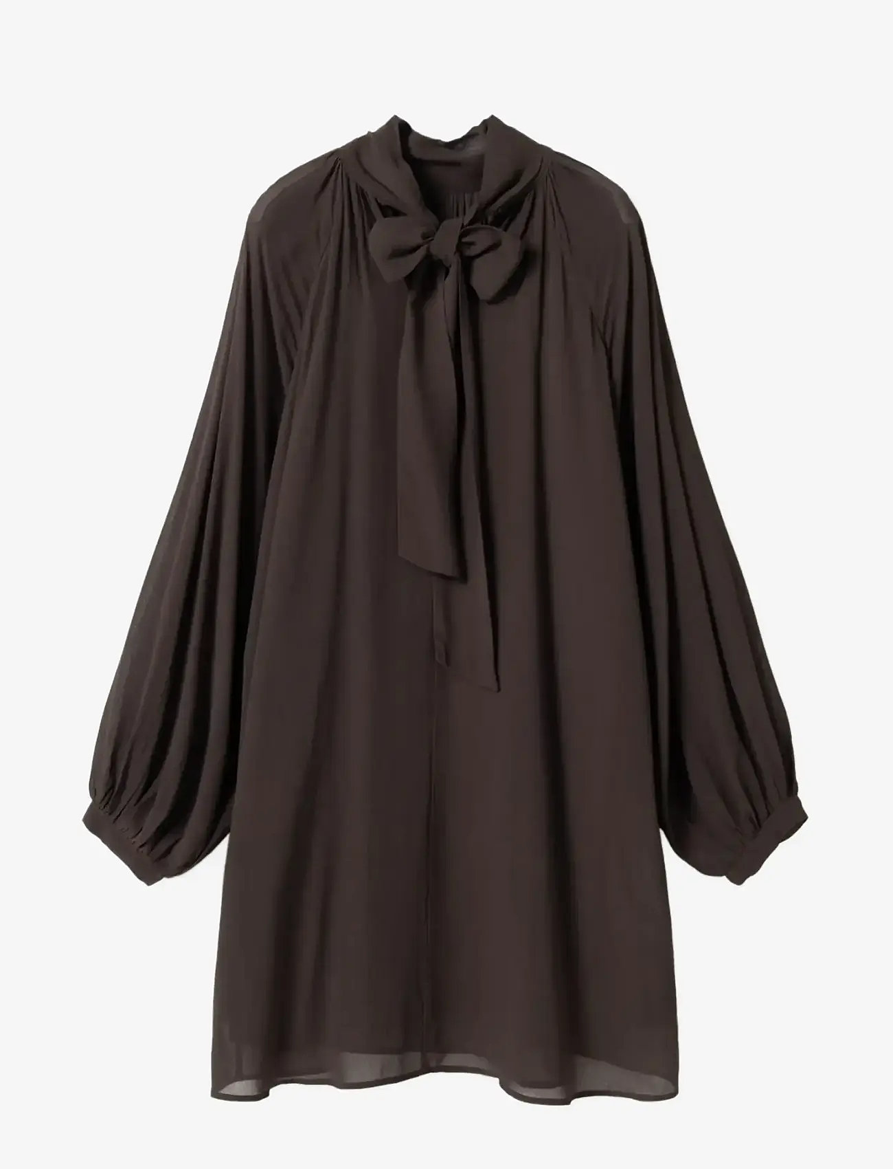 Noella - N-Lorenia Dress - sommerkjoler - chocolate - 2