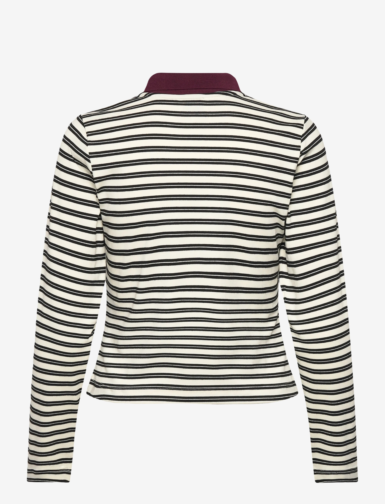 Noella - Luane Top - efterårstøj - caryll black stripe - 2