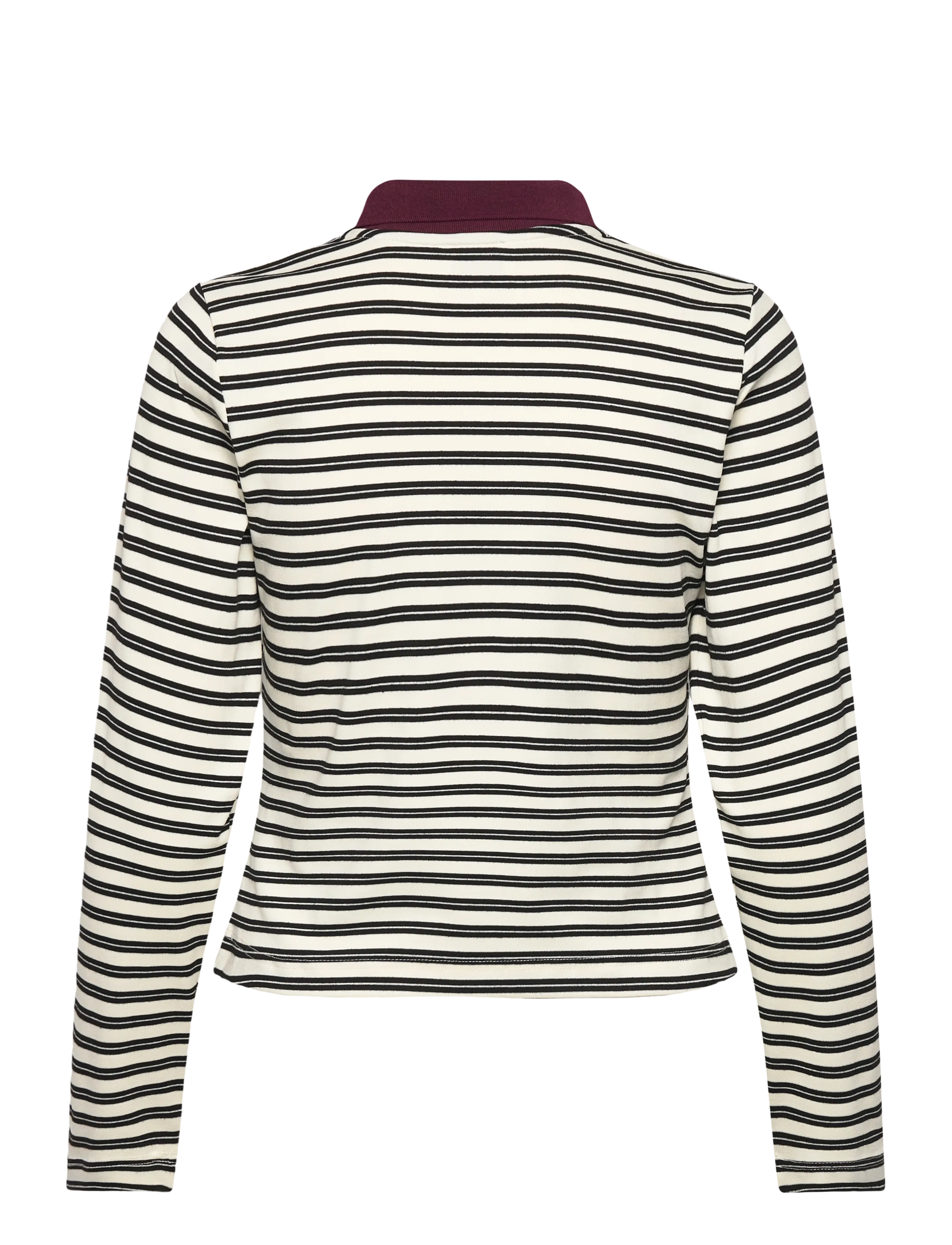 Noella - Luane Top - topi ar garām piedurknēm - caryll black stripe - 2