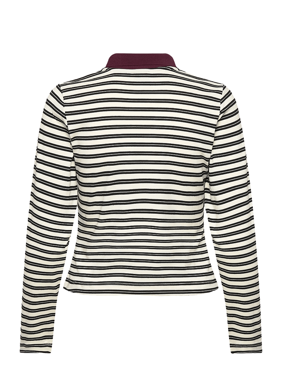 Noella - Luane Top - langärmlige tops - caryll black stripe - 2