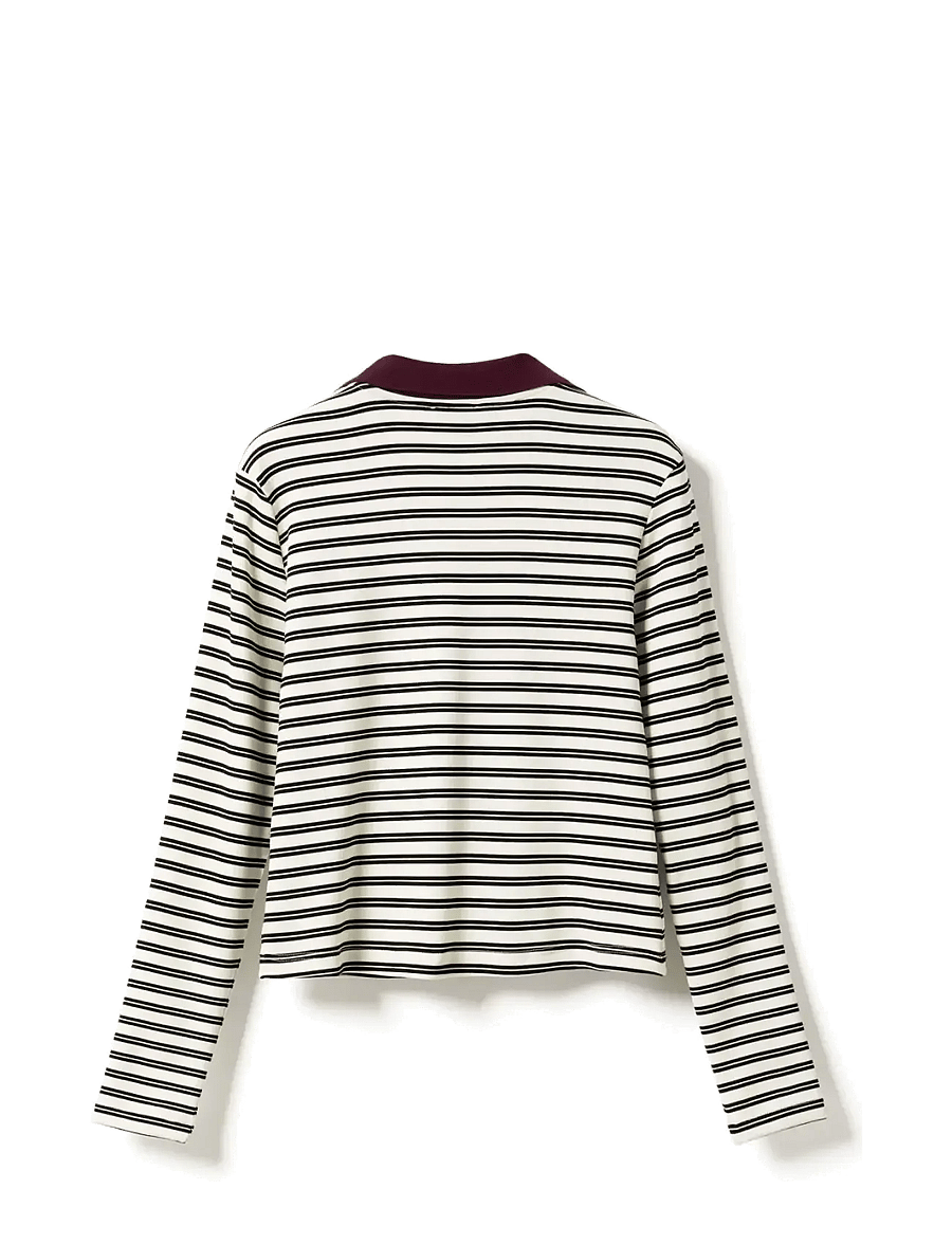 Noella - Luane Top - langärmlige tops - caryll black stripe - 3
