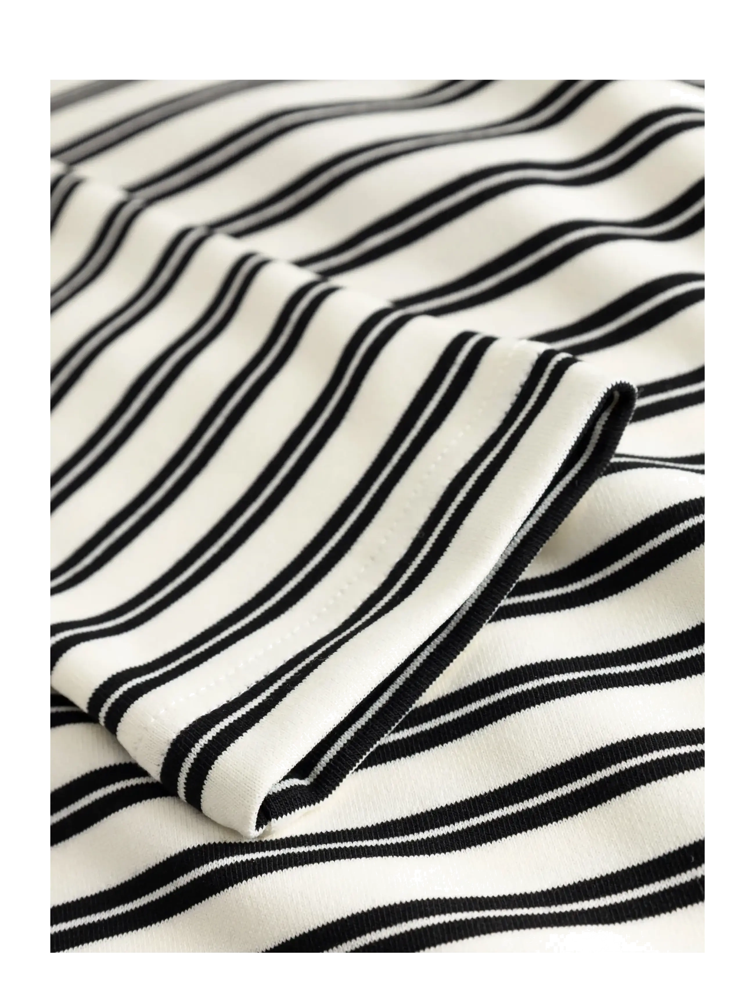 Noella - Luane Top - topi ar garām piedurknēm - caryll black stripe - 4