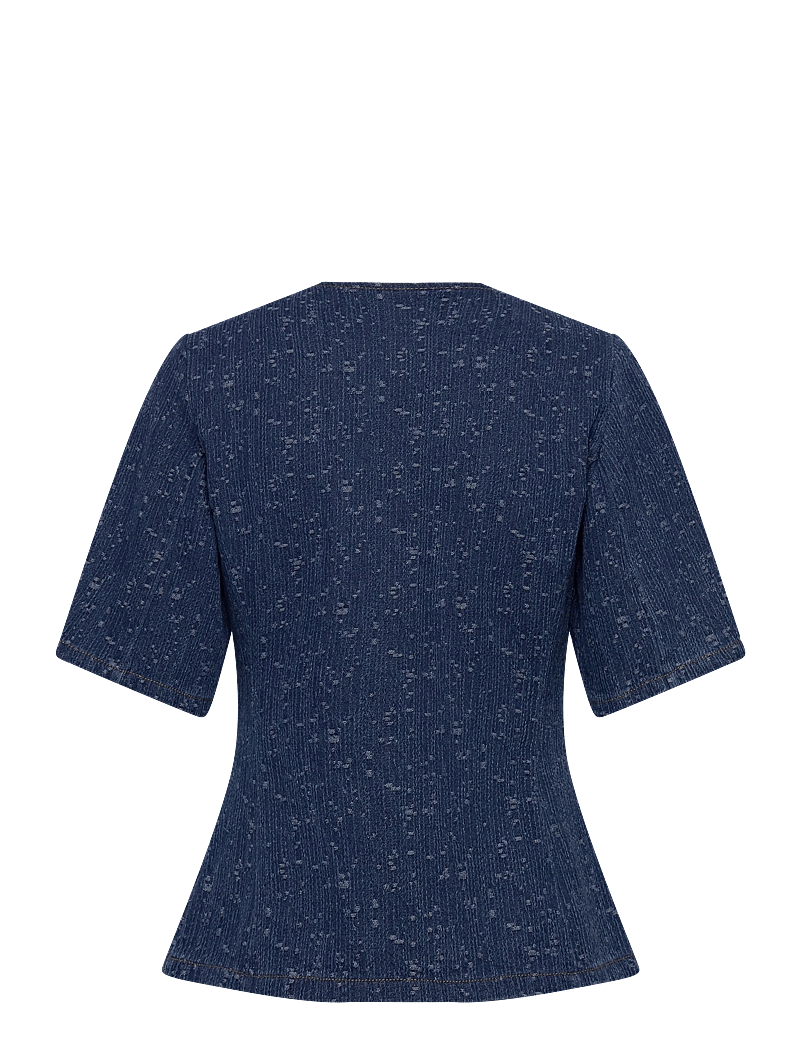 Noella - Kasundra Blazer - kortärmade blusar - blue wash - 2