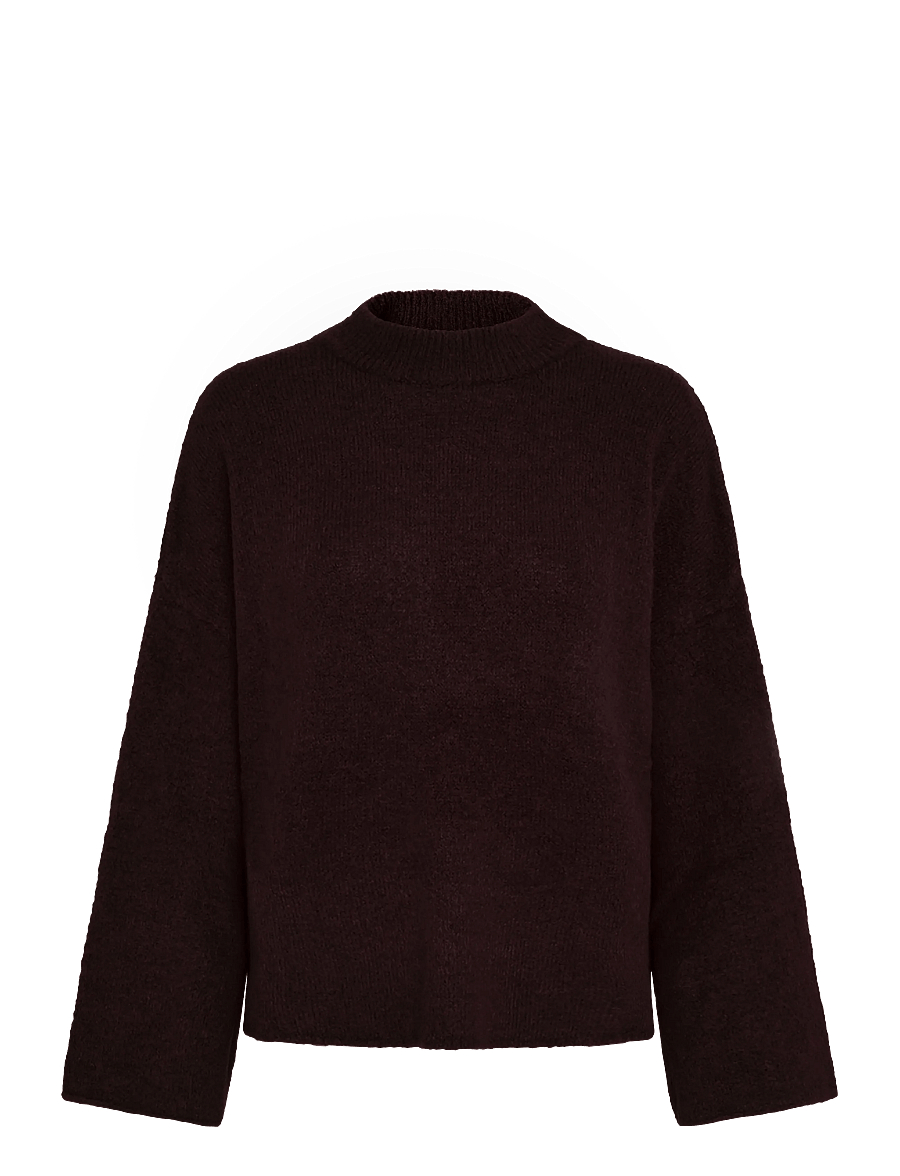 Noella - Lynzey Knit - striktrøjer - wine - 1