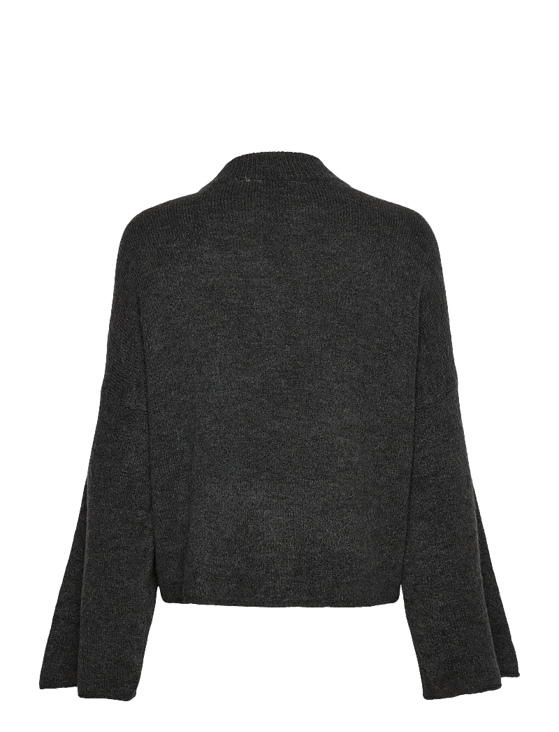 Noella - Amour Club Knit - striktrøjer - charcoal mel. - 1