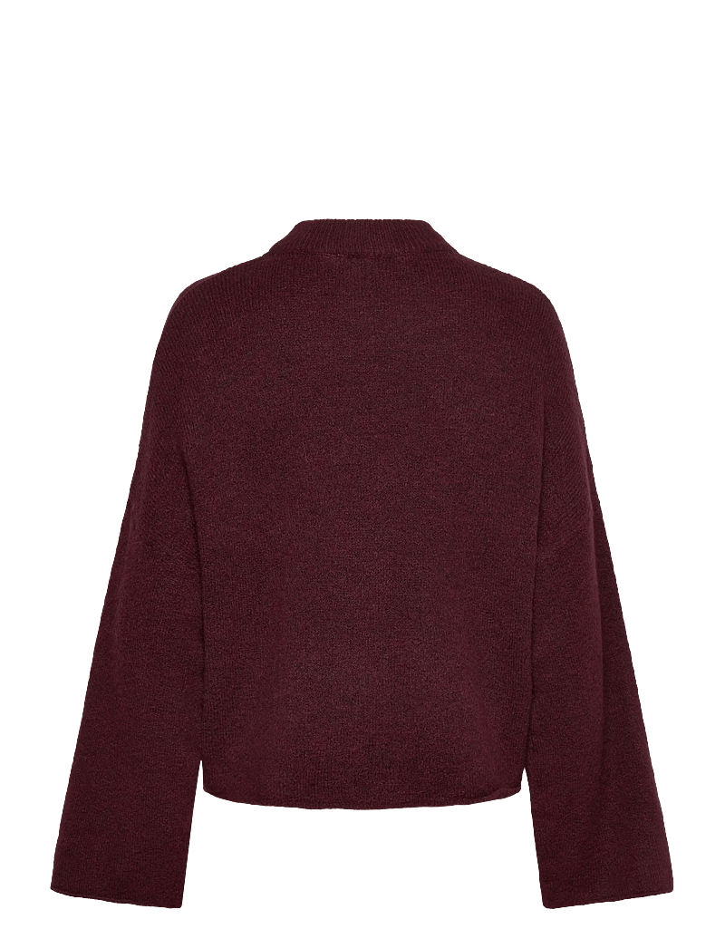 Noella - Amour Club Knit - striktrøjer - wine beige - 1