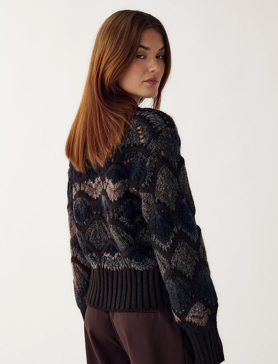 Noella - Latanna Knit - brown multi - 3