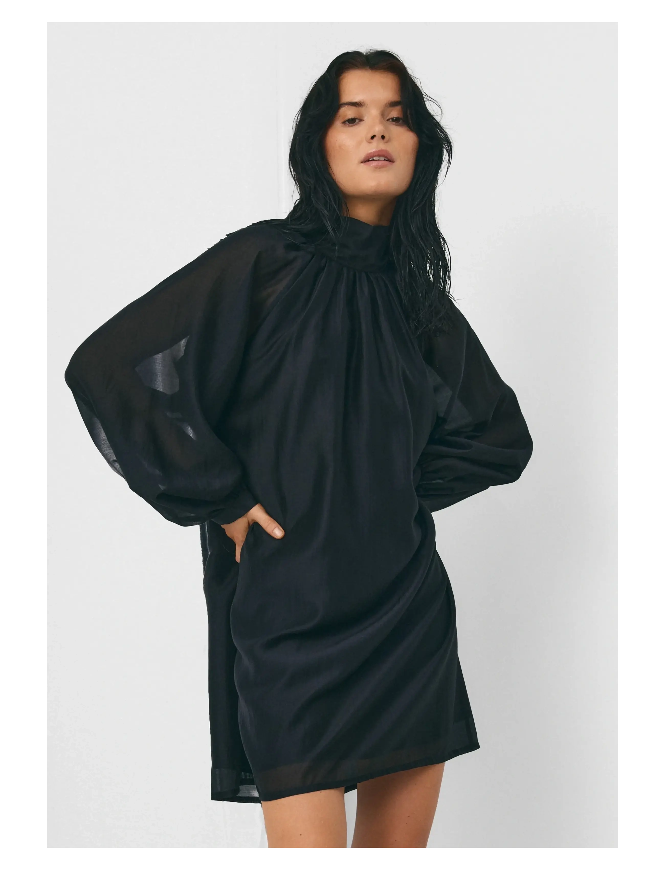 NOELLA Lorenia Kleid Schwarz - L/XL - Damen