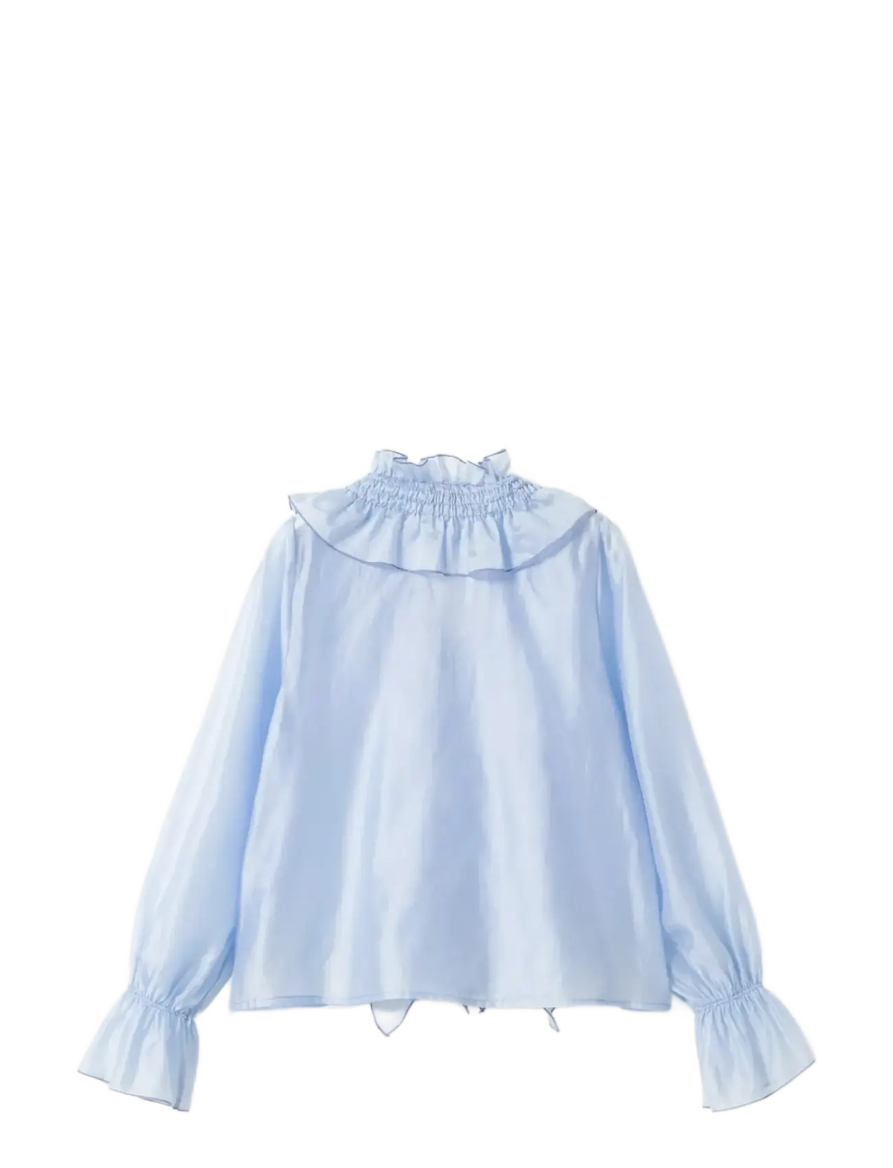 Noella - N-Myrtia Blouse - langermede bluser - air blue - 2