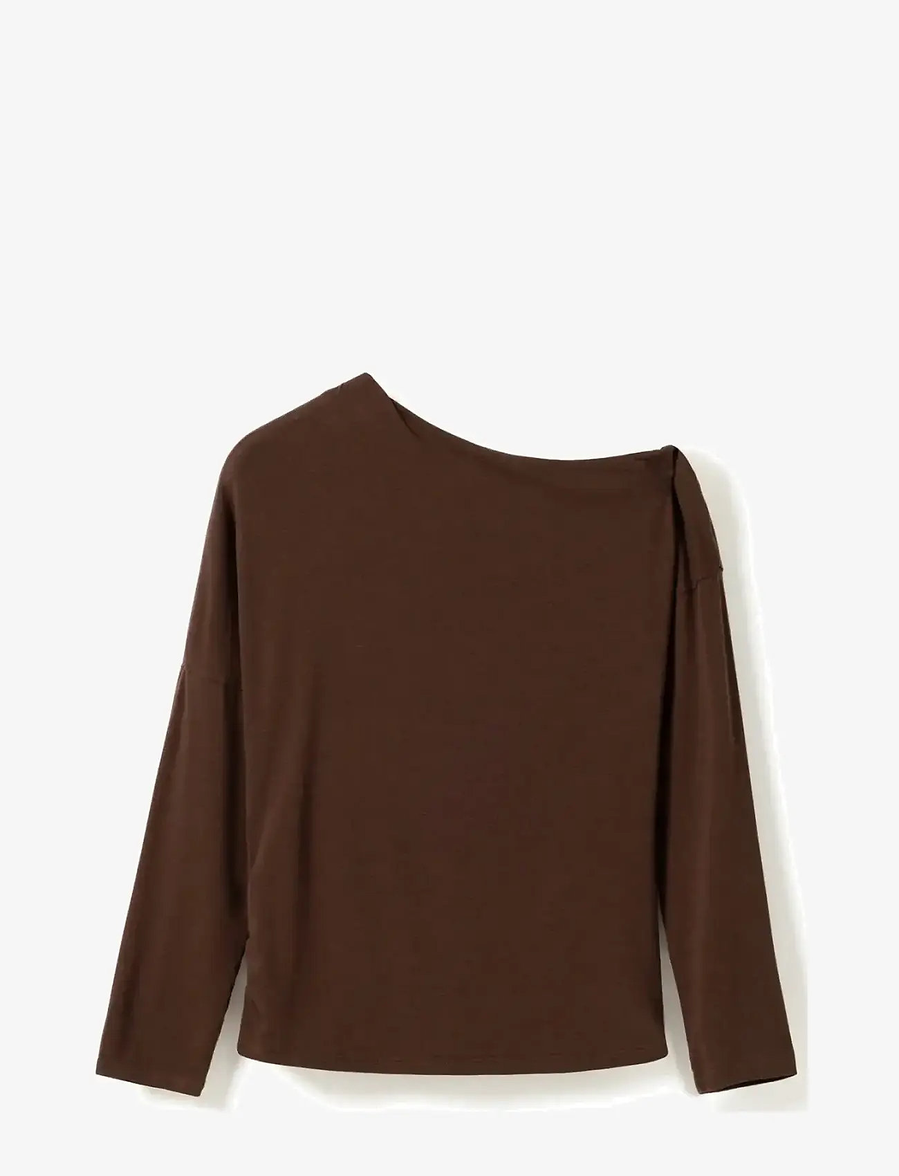 Noella - Lanna Top - höstkläder - chocolate - 2