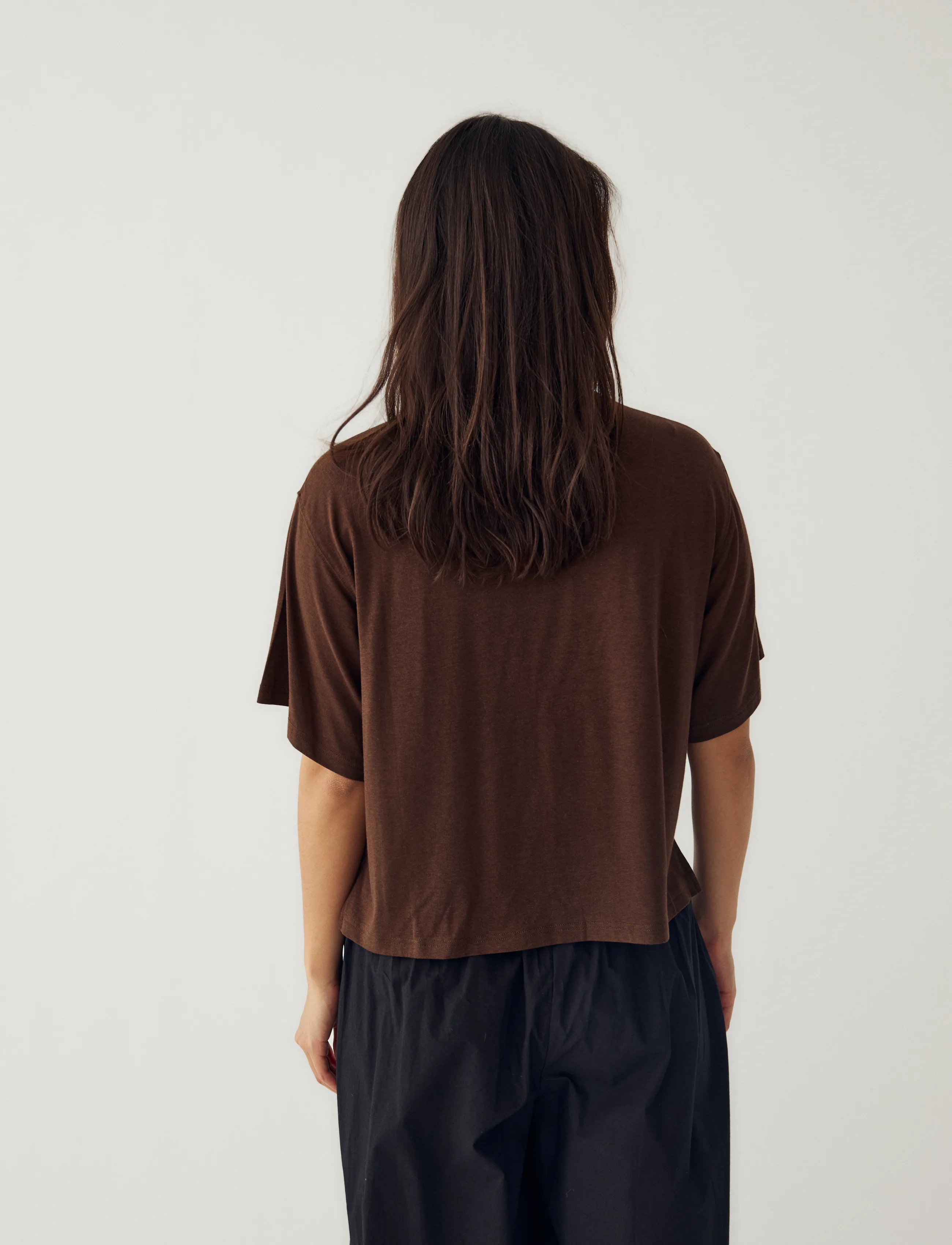 Noella - N-Maple T-shirt - t-shirts - chocolate - 5