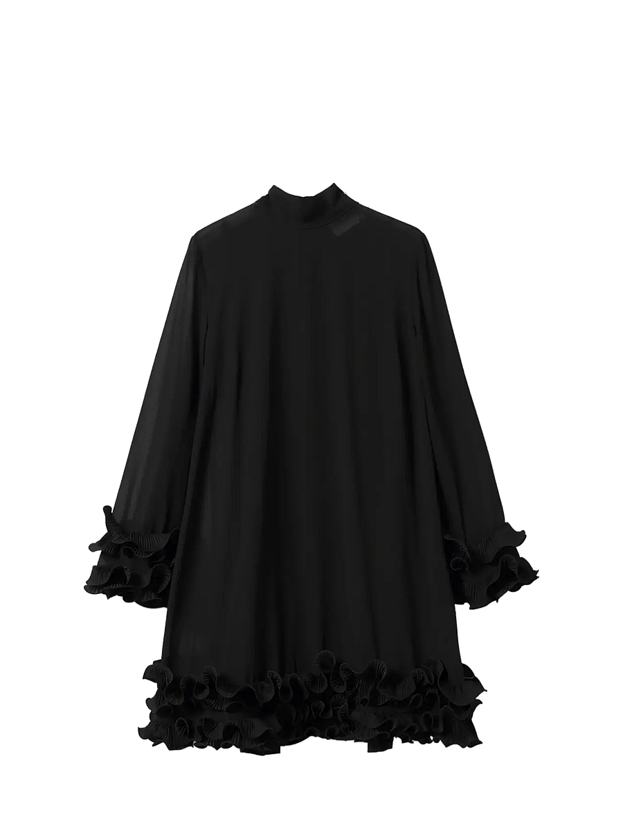 Noella - Latania Dress - lyhyet mekot - black - 1
