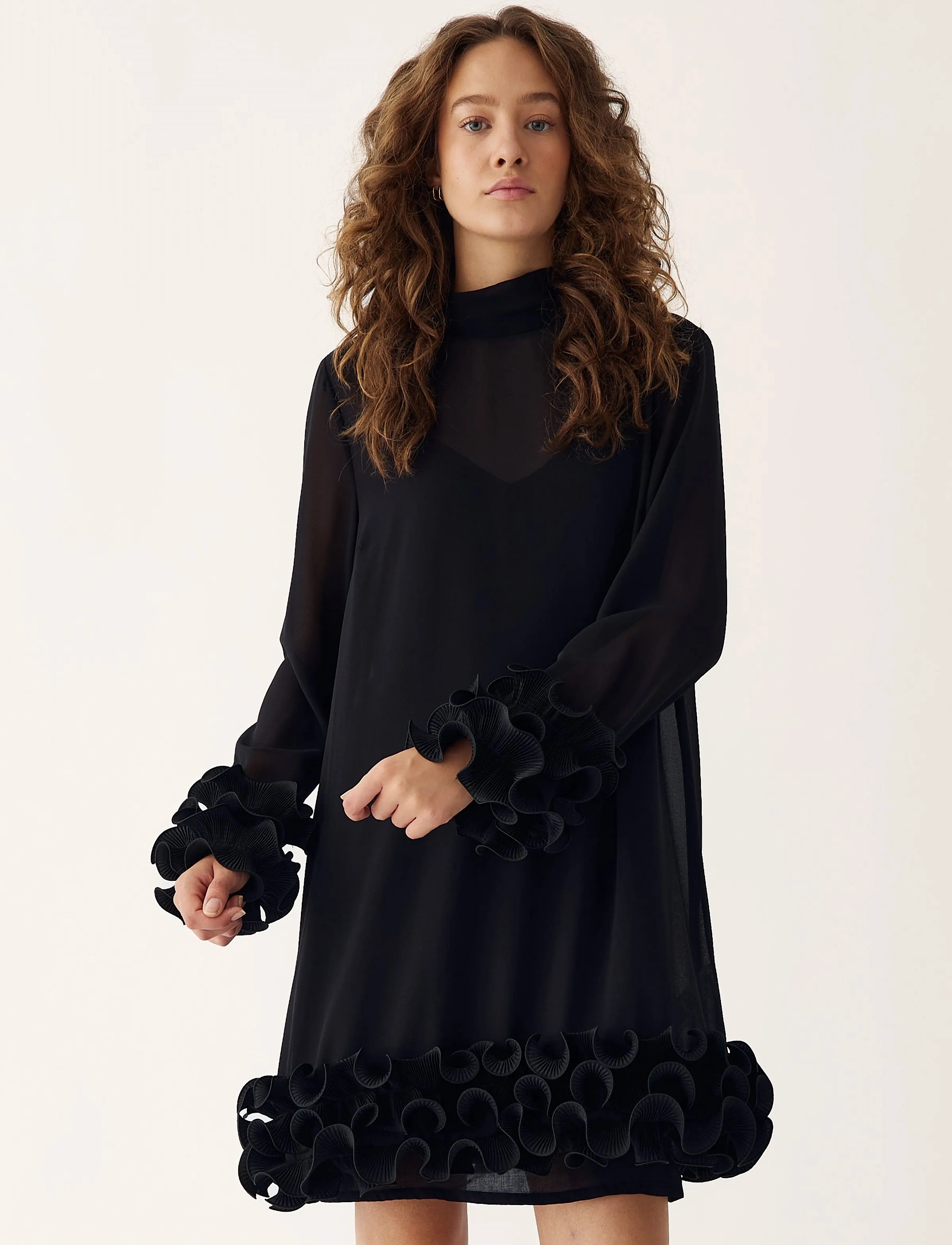 Noella Latania Dress, S, Black, Kjoler > Kort Kjole, Dame