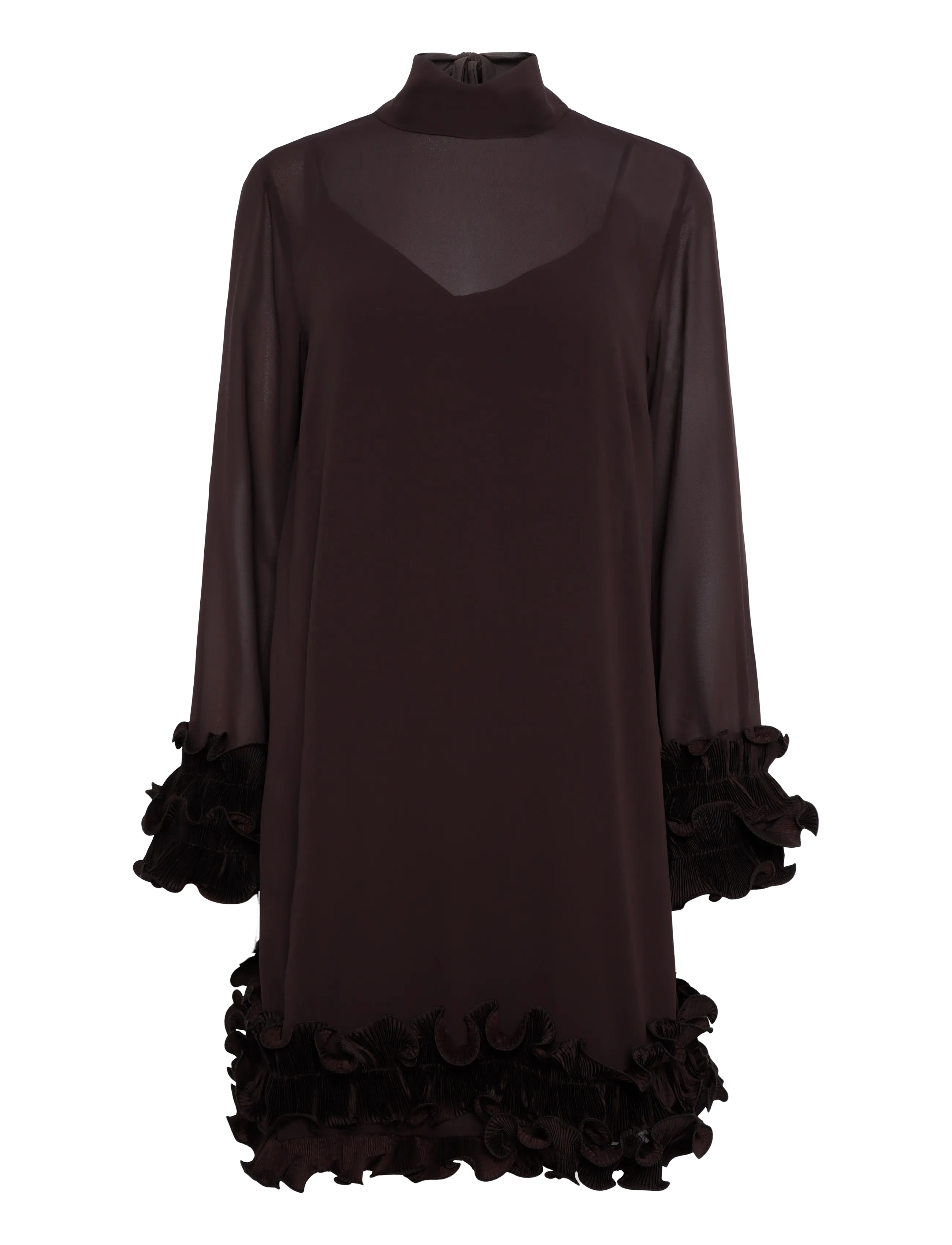 Noella - Latania Dress - korta klänningar - chocolate - 1