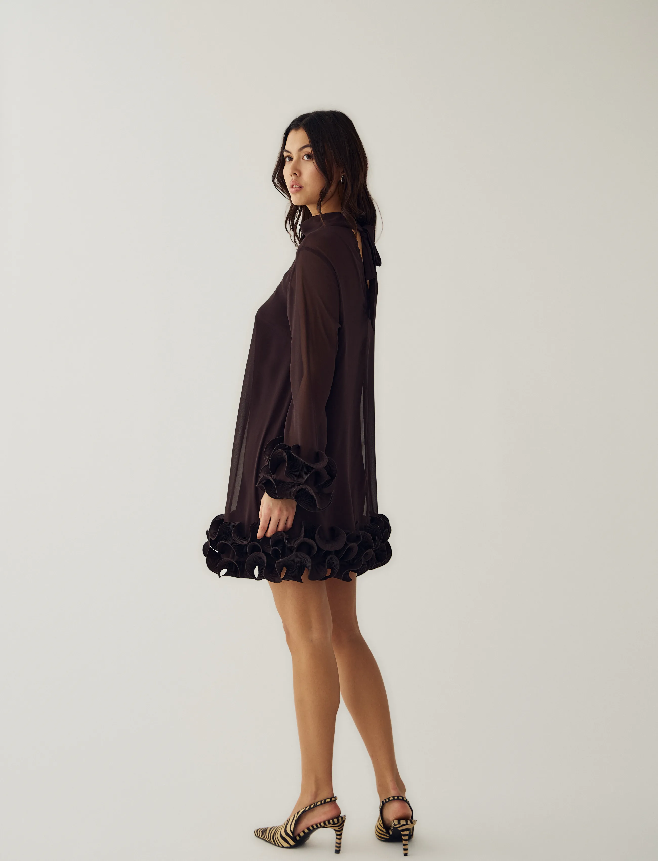 Noella Latania Dress - Klänningar - CHOCOLATE / brown
