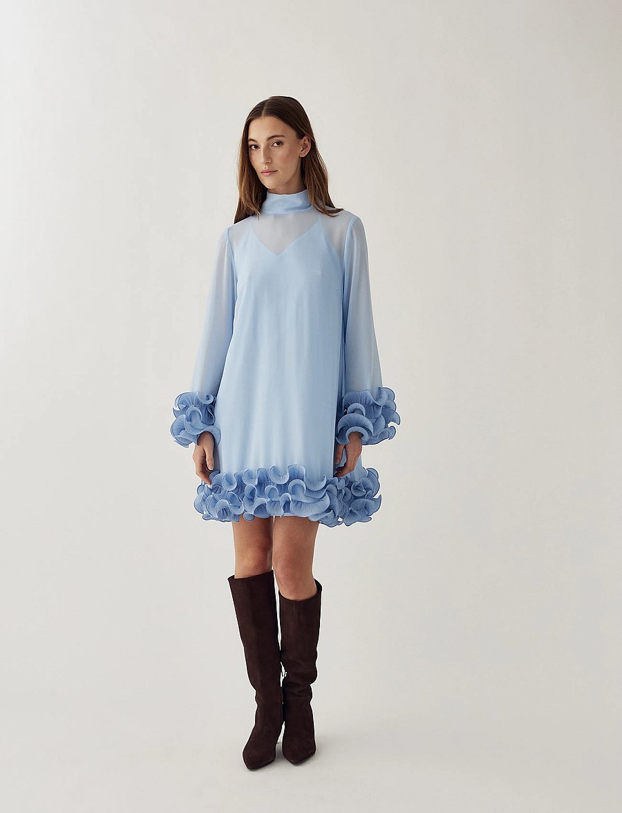 Noella - Latania Dress - short dresses - sky blue - 0