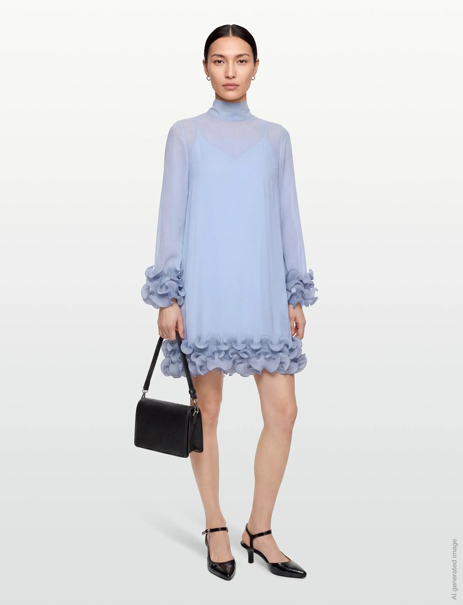 Noella - Latania Dress - lyhyet mekot - sky blue - 0