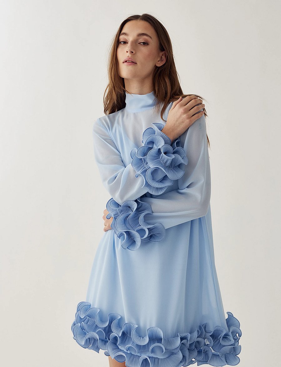 Noella - Latania Dress - short dresses - sky blue - 4