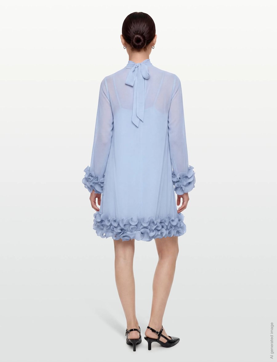 Noella - Latania Dress - lyhyet mekot - sky blue - 4