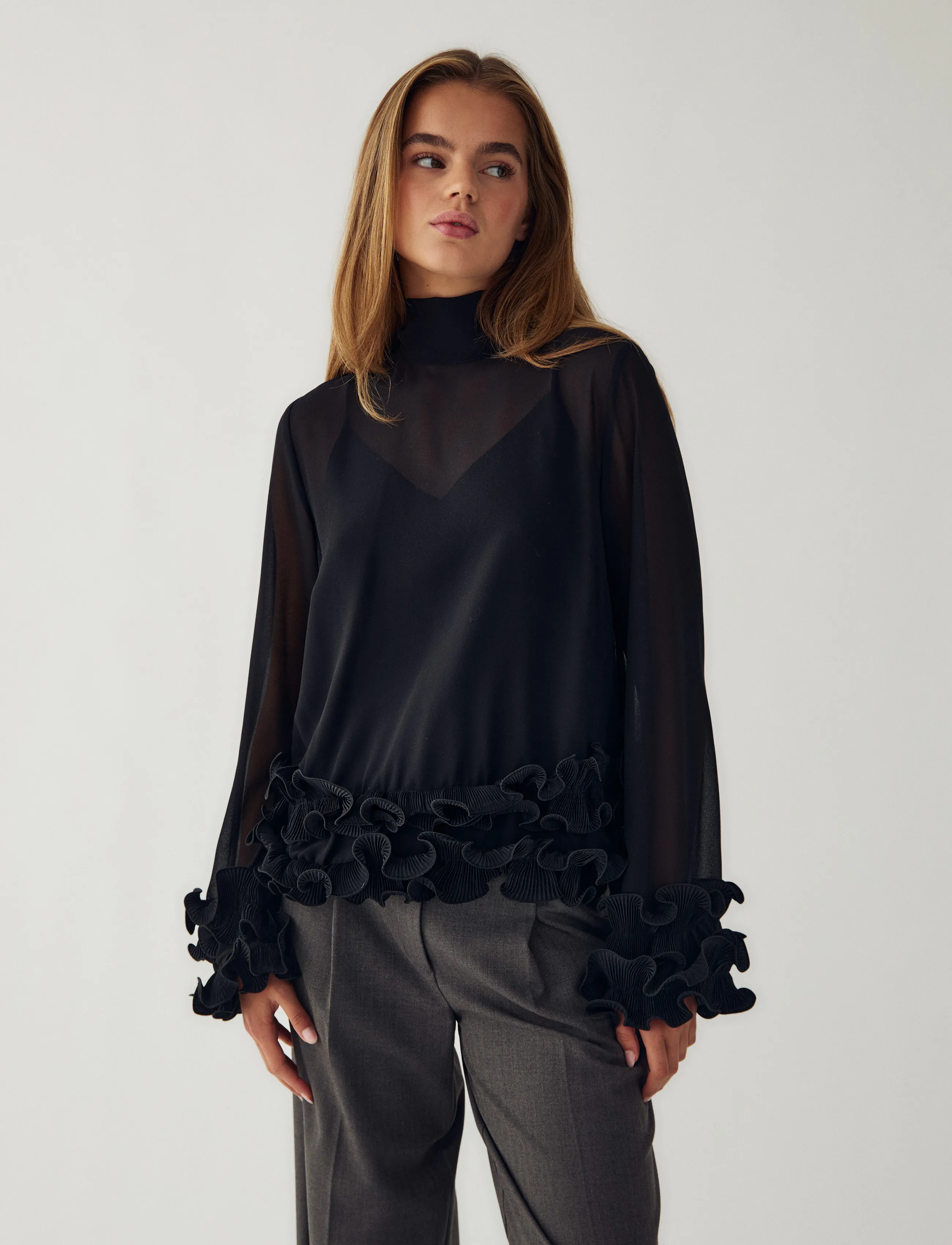 Noella N-Latanietta Blouse - Noella - BLACK / black