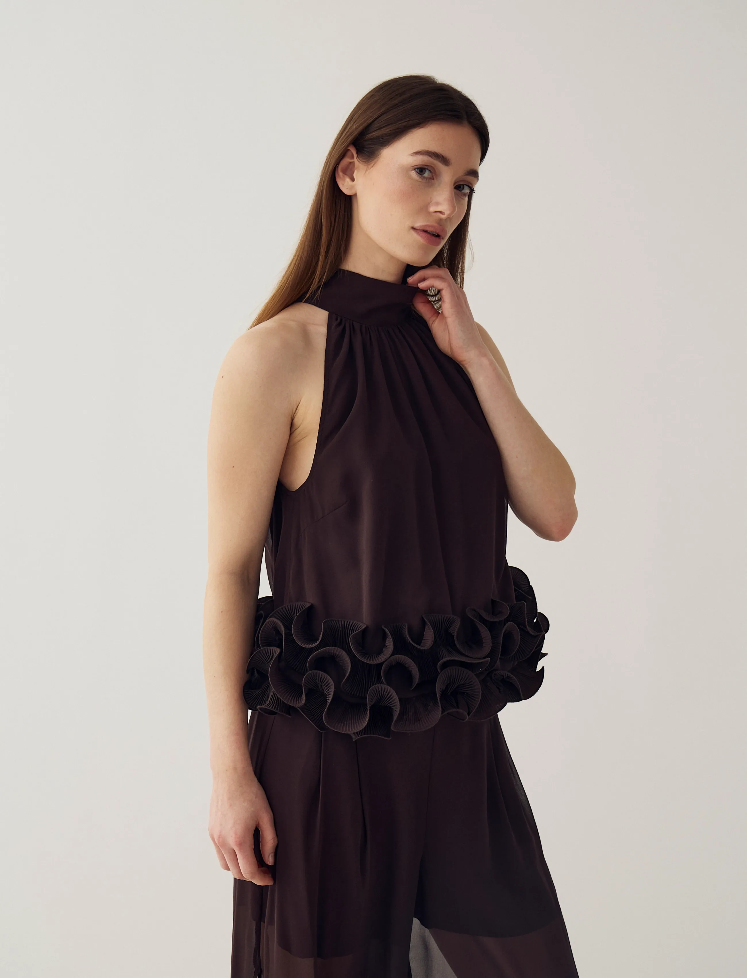 Noella N-Marjolaine Blouse - Noella - CHOCOLATE / brown