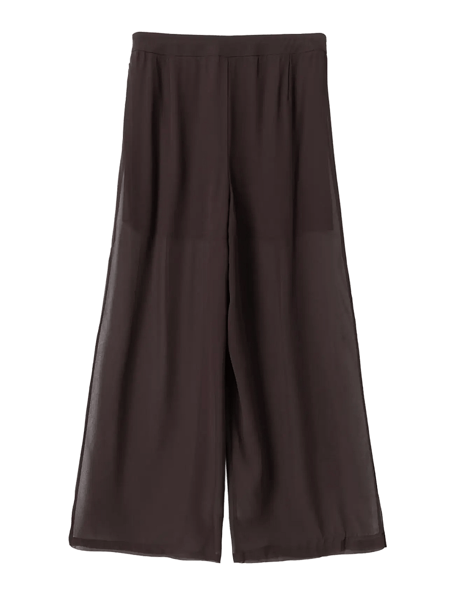 Noella - N-Marceen Pants - laia säärega püksid - chocolate - 2