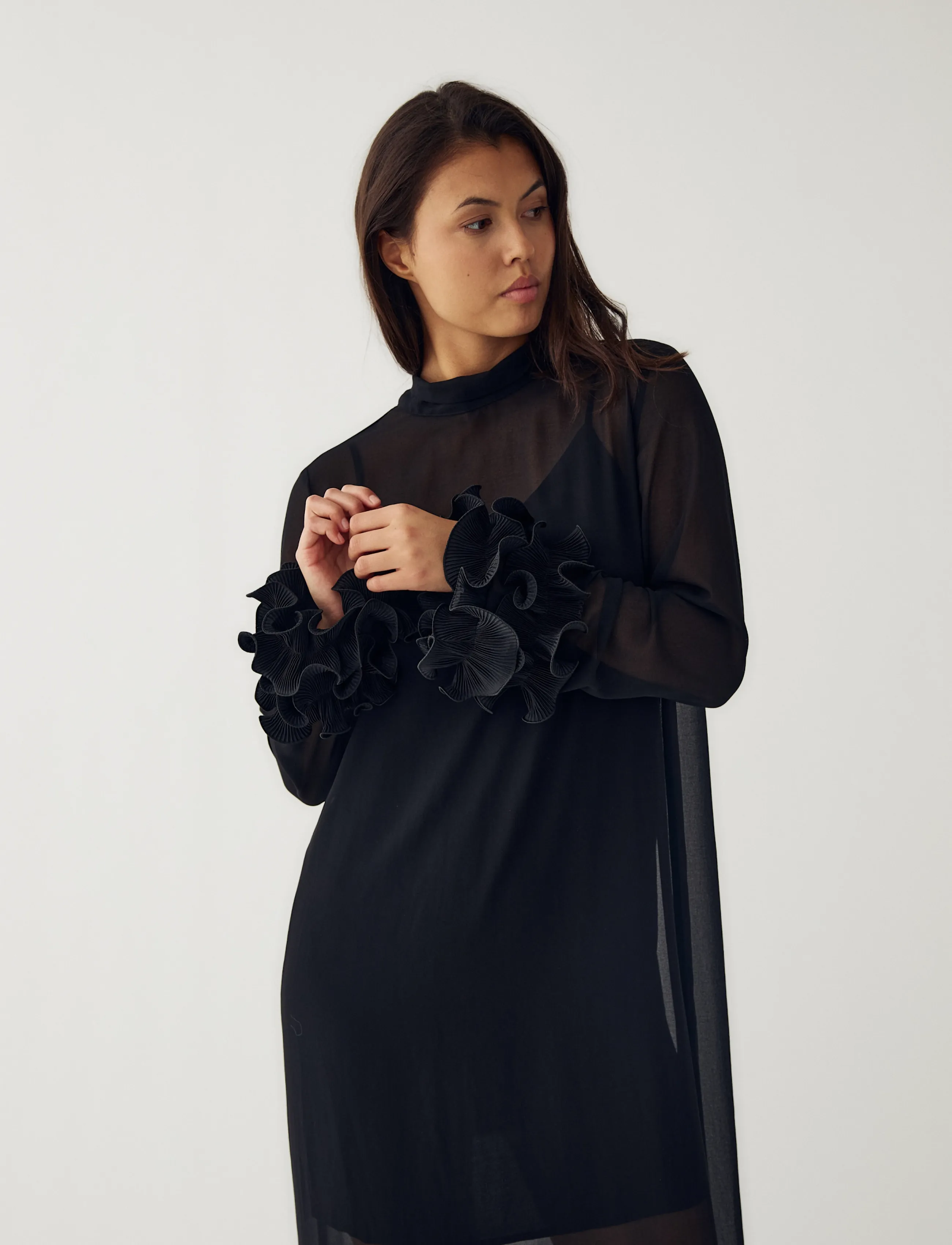 Noella - N-Latania Long Dress - cocktailkjoler - black - 5