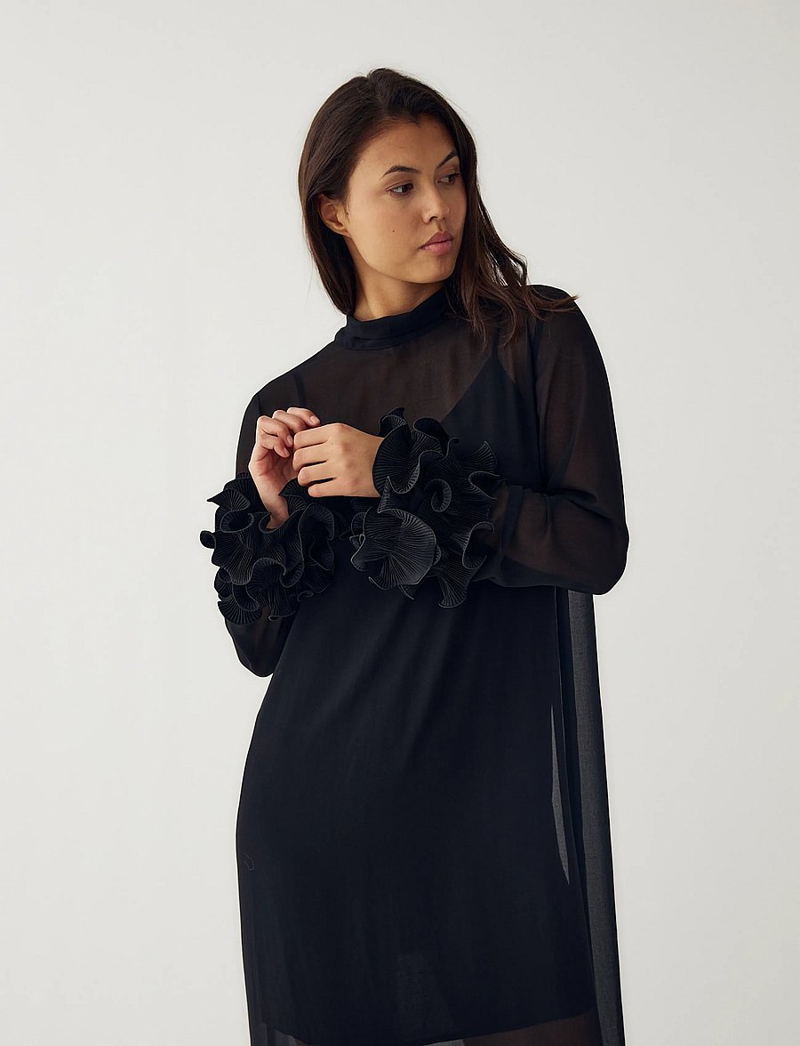Noella - N-Latania Long Dress - cocktailkjoler - black - 5