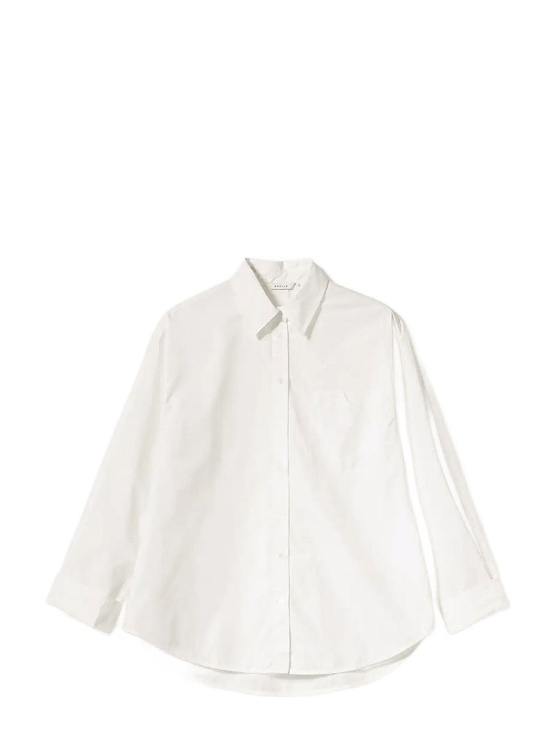 Noella - N-Marlon Shirt - long-sleeved shirts - white - 1
