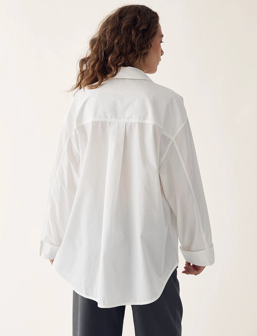 Noella - N-Marlon Shirt - långärmade skjortor - white - 3