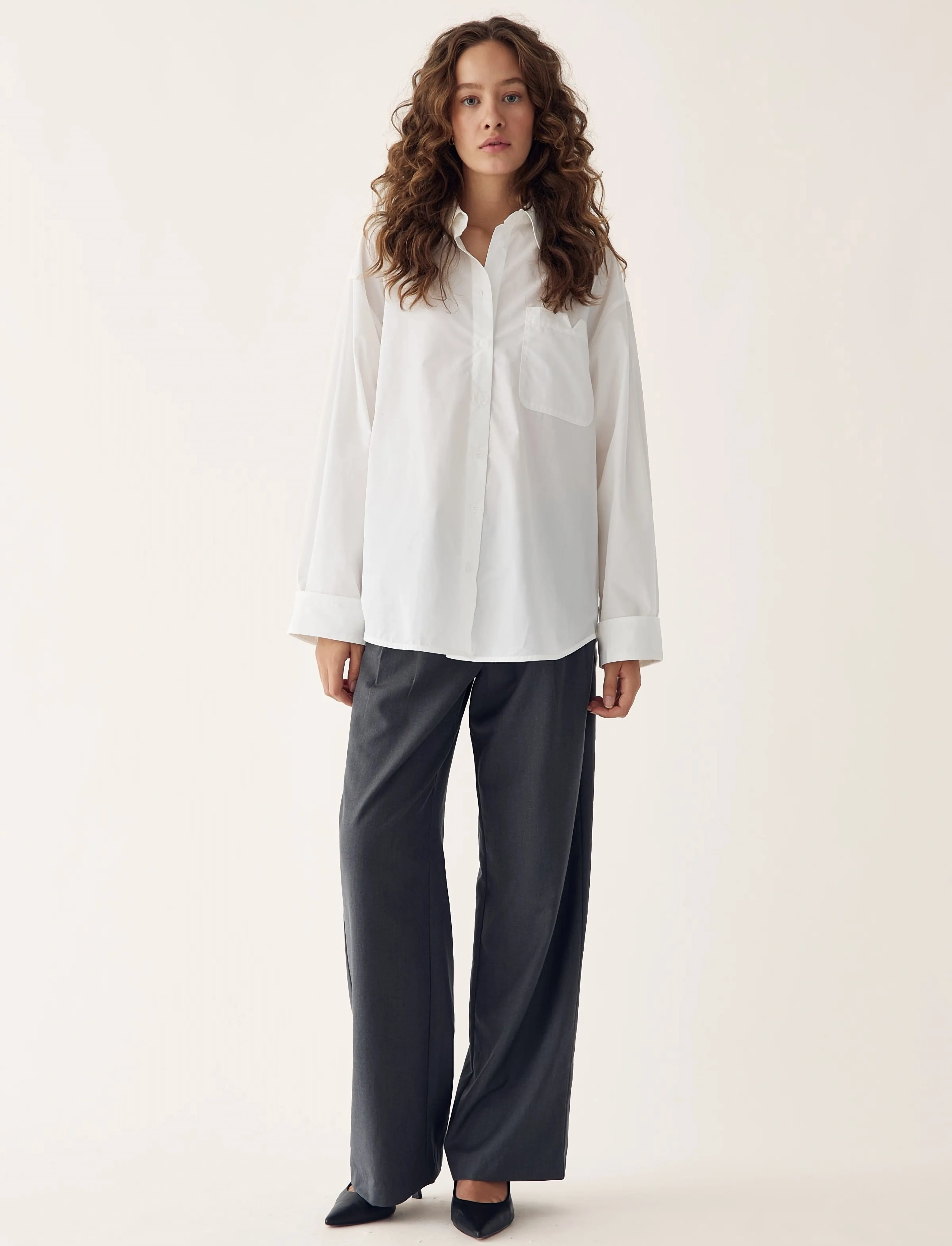 Noella - N-Marlon Shirt - langærmede skjorter - white - 5