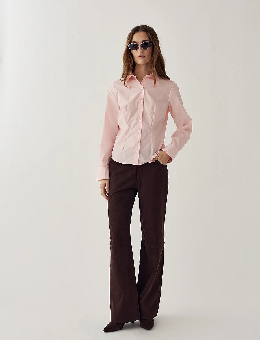 Noella - N-Loyce Shirt - long-sleeved shirts - blush pink - 4