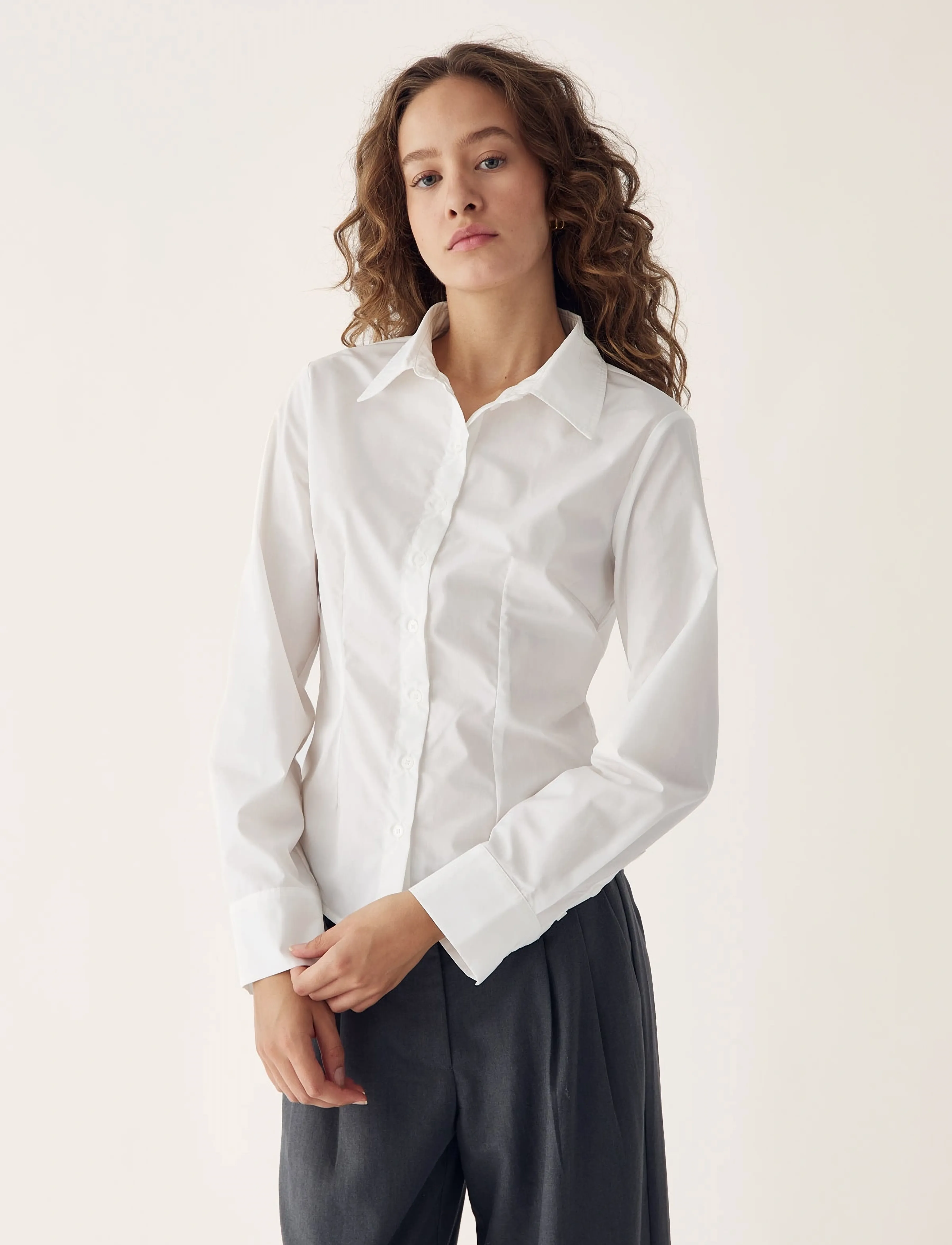 Noella N-Loyce Shirt, XL, Shirts, Weiß - Long-sleeved, Frauen