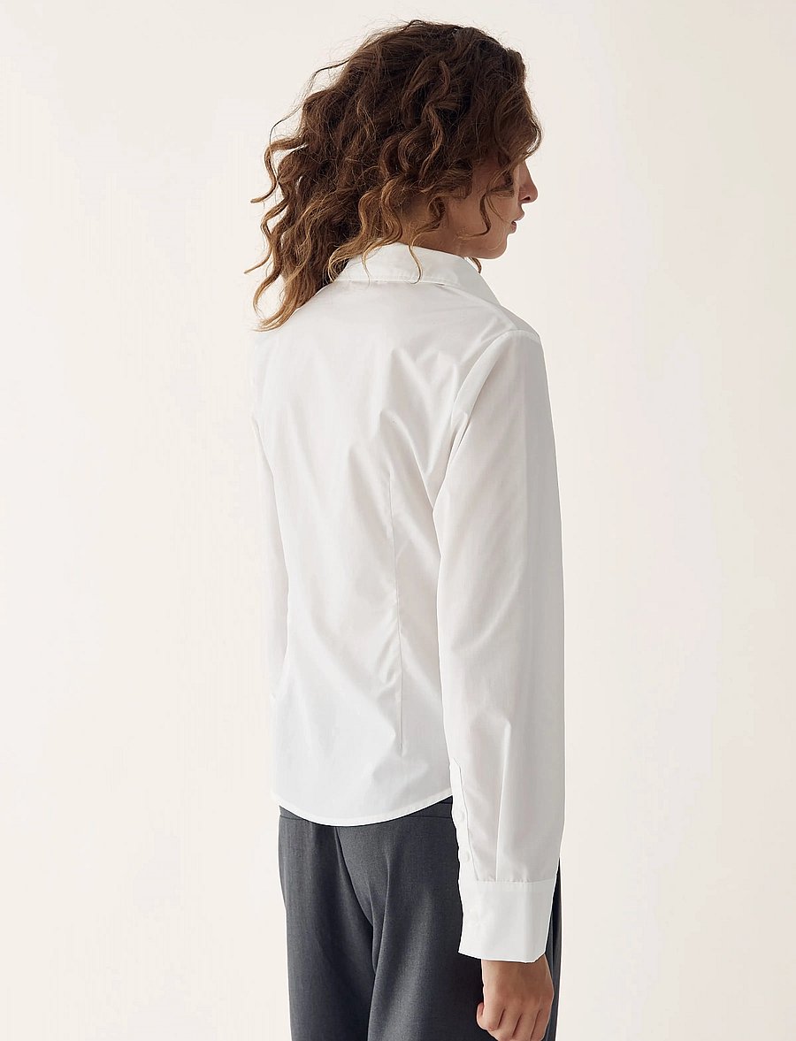 Noella - N-Loyce Shirt - langärmlige hemden - white - 3