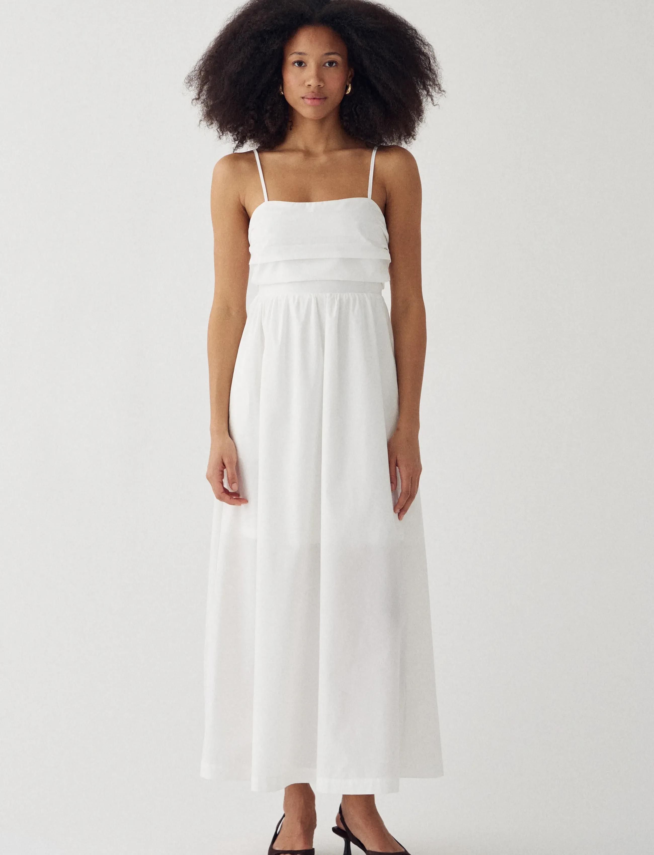 Noella N-Malika Dress - Modern femininity - WHITE / white