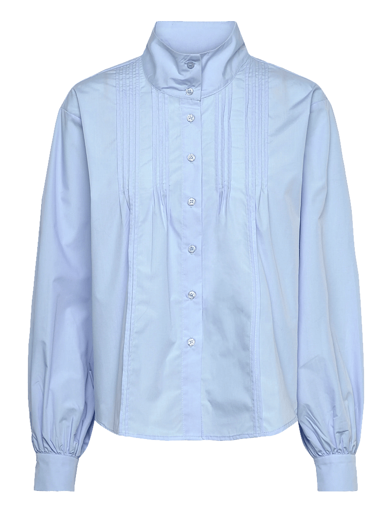 Noella - N-Maysyn Blouse - langärmlige blusen - light blue - 0