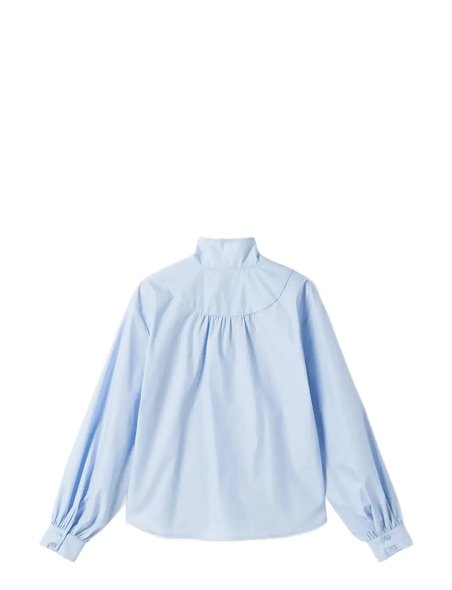 Noella - N-Maysyn Blouse - langärmelige blusen - light blue - 2
