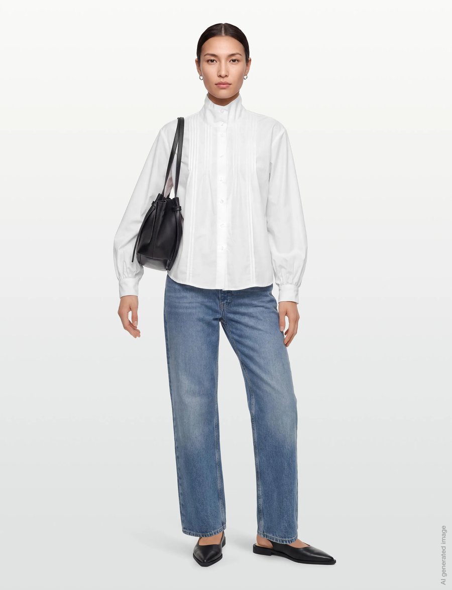 Noella - N-Maysyn Blouse - langärmelige blusen - white - 0